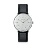 Automatic Max Bill Watch - White/ Black