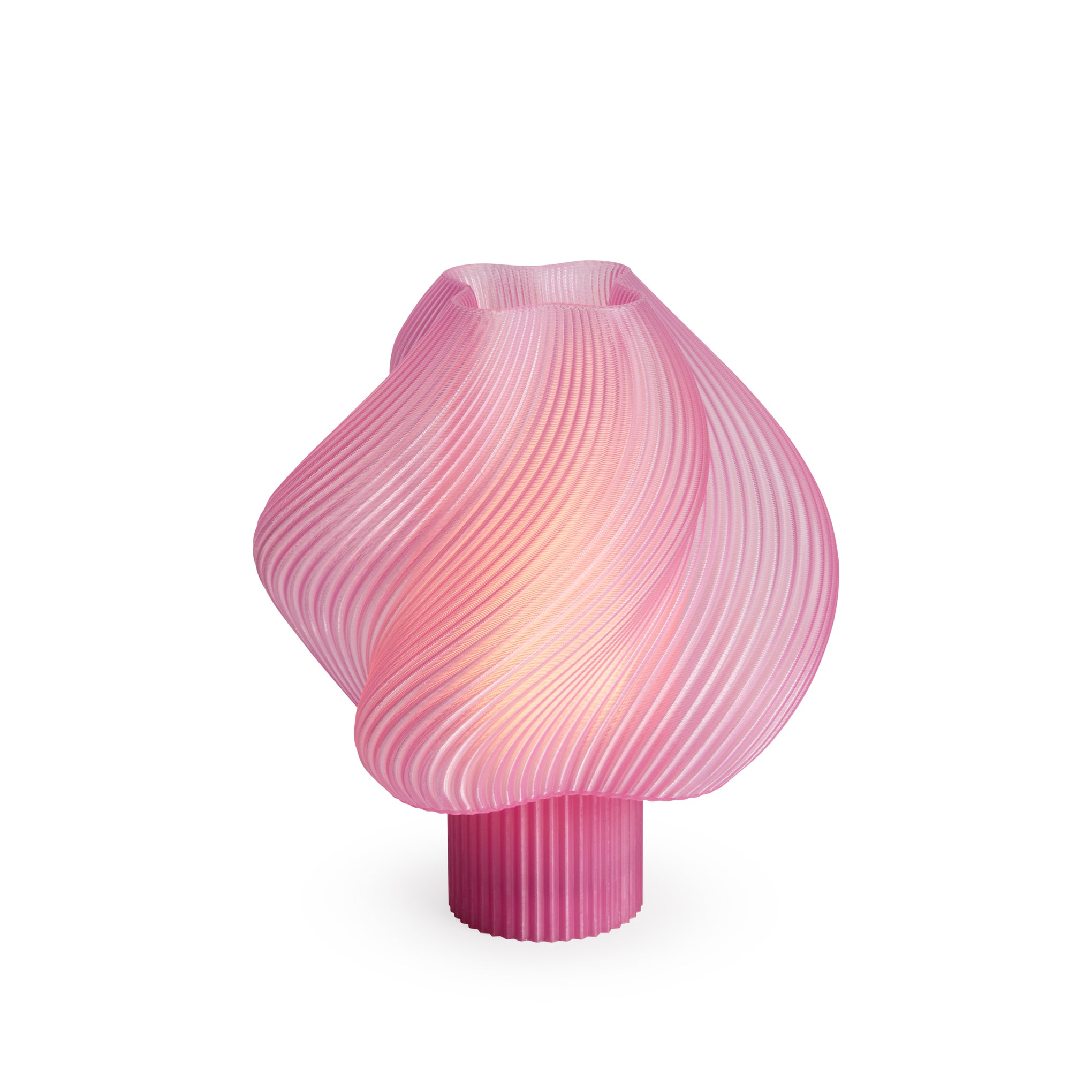 Soft Serve 3D-Printed Lamp - Rose Sorbet - Image 2