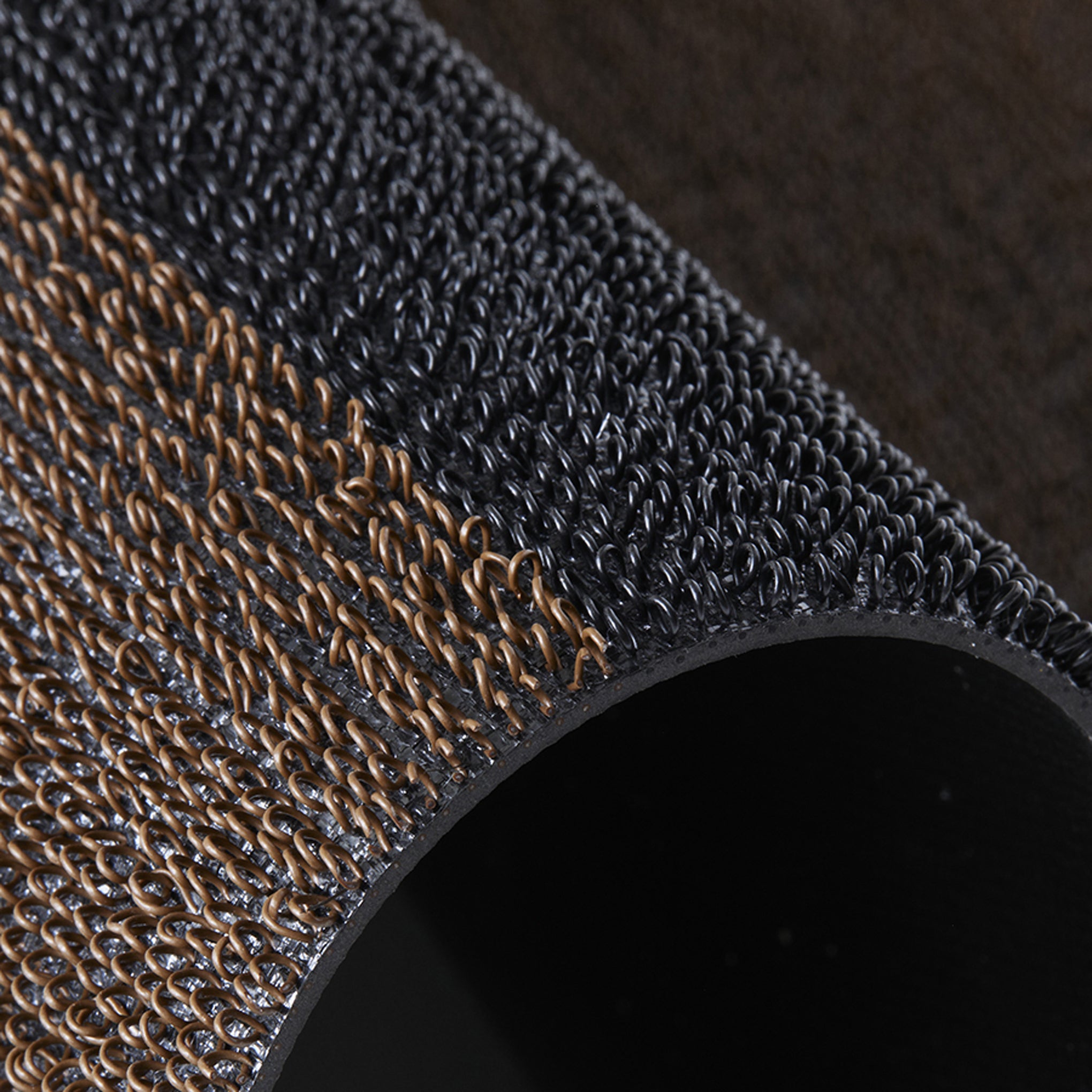 Chilewich Duo Stripe Shag Mat - Mocha - Image 7