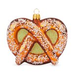 NYC Glass Holiday Ornament - Pretzel