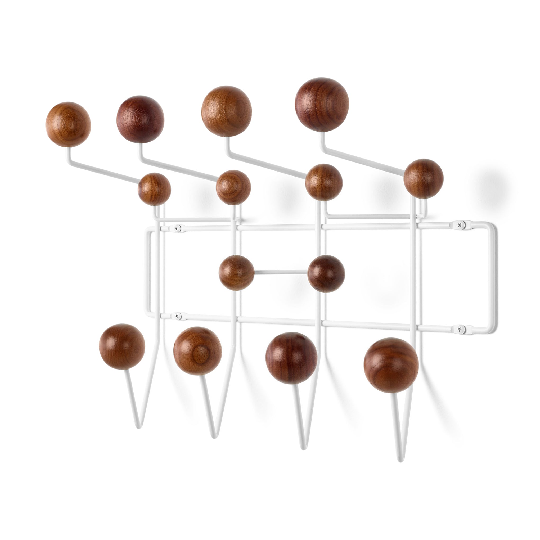 Eames? Hang-It-All Coat Rack from Herman Miller - White/ Walnut - Image 2
