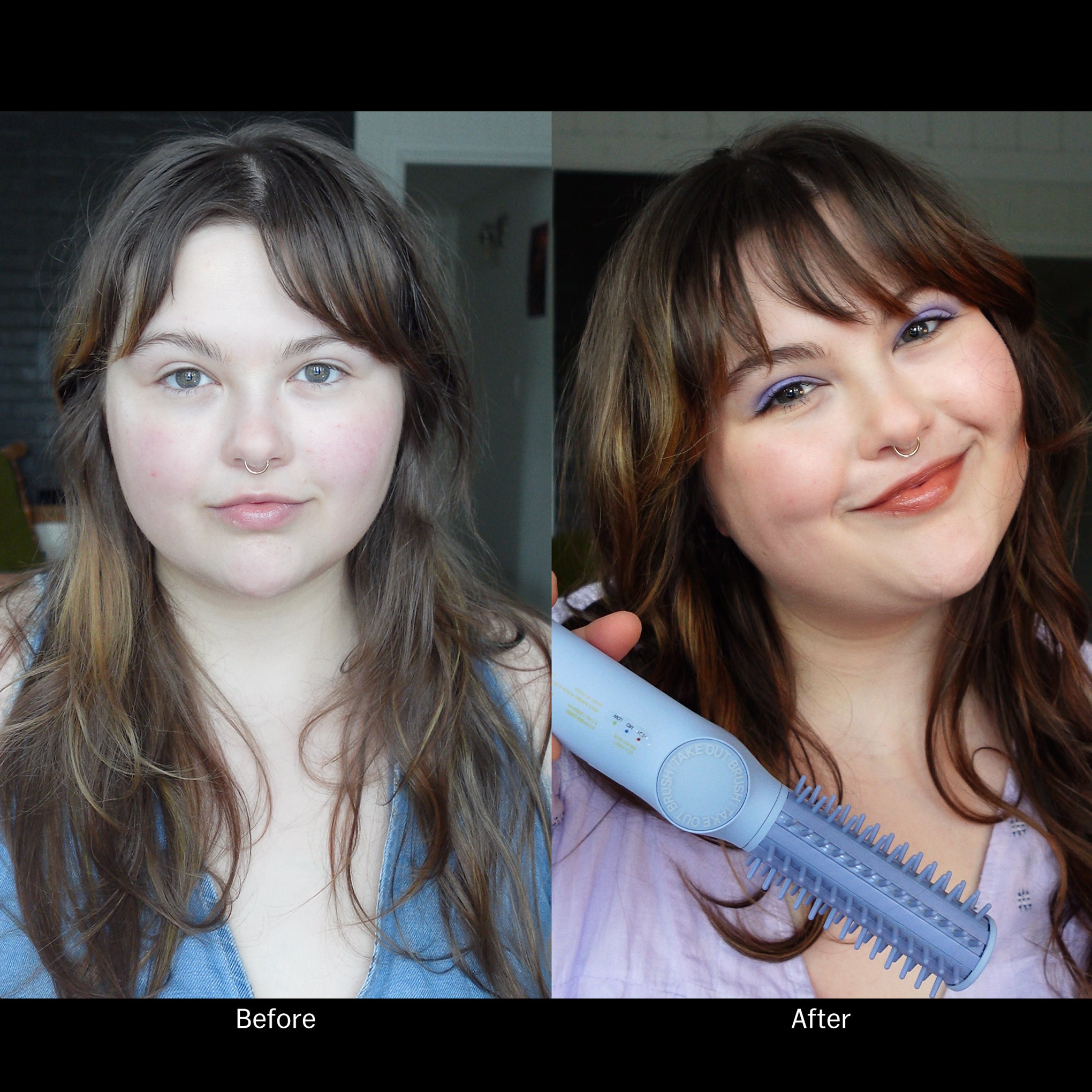 Compact Ceramic Hair Styling Tool - Periwinkle - Image 3