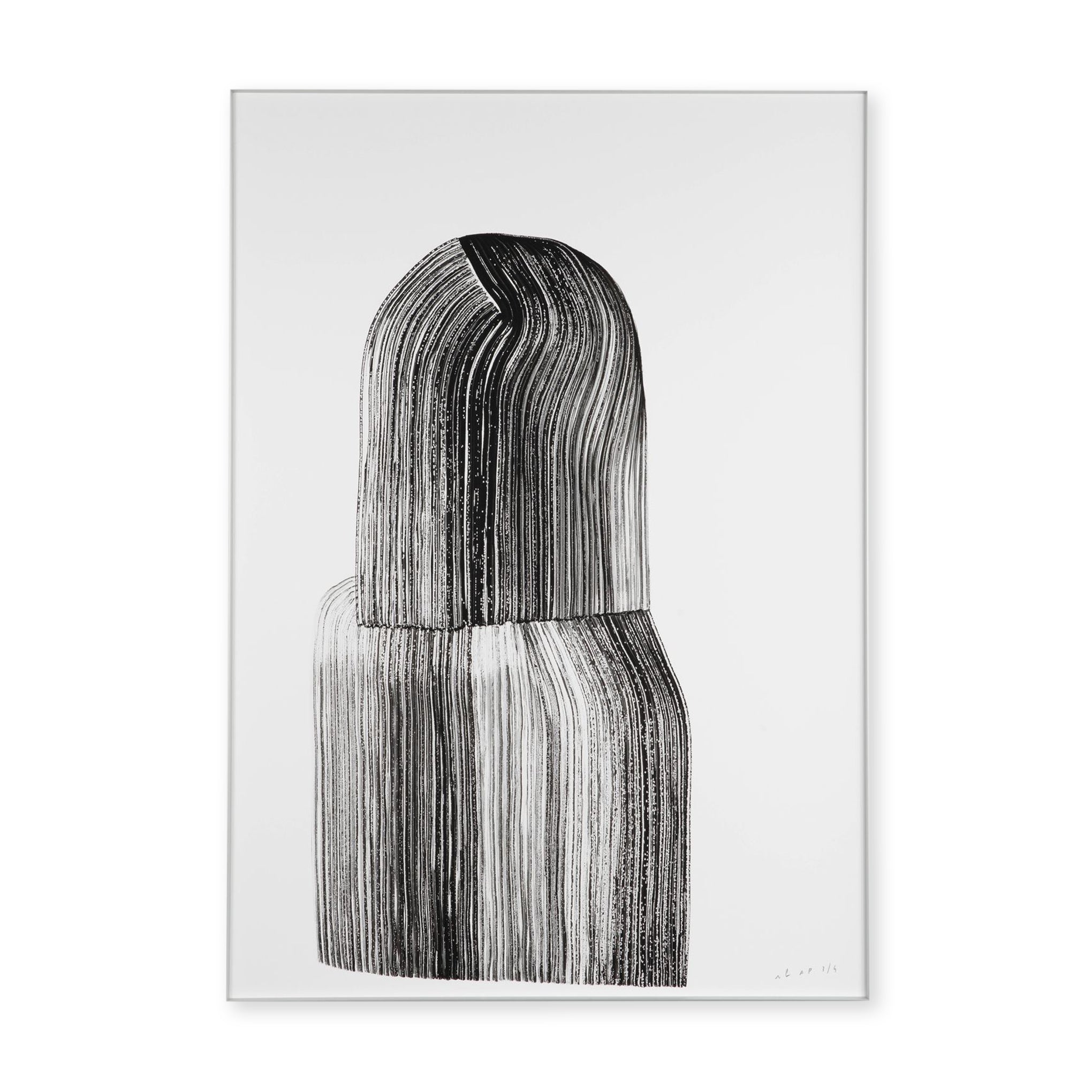 Ronan Bouroullec Black Ink 3 Limited Edition Framed Poster