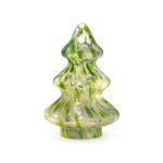 LED Lighted Marbled Glass Holiday Decor - Marbled Tree Tiered