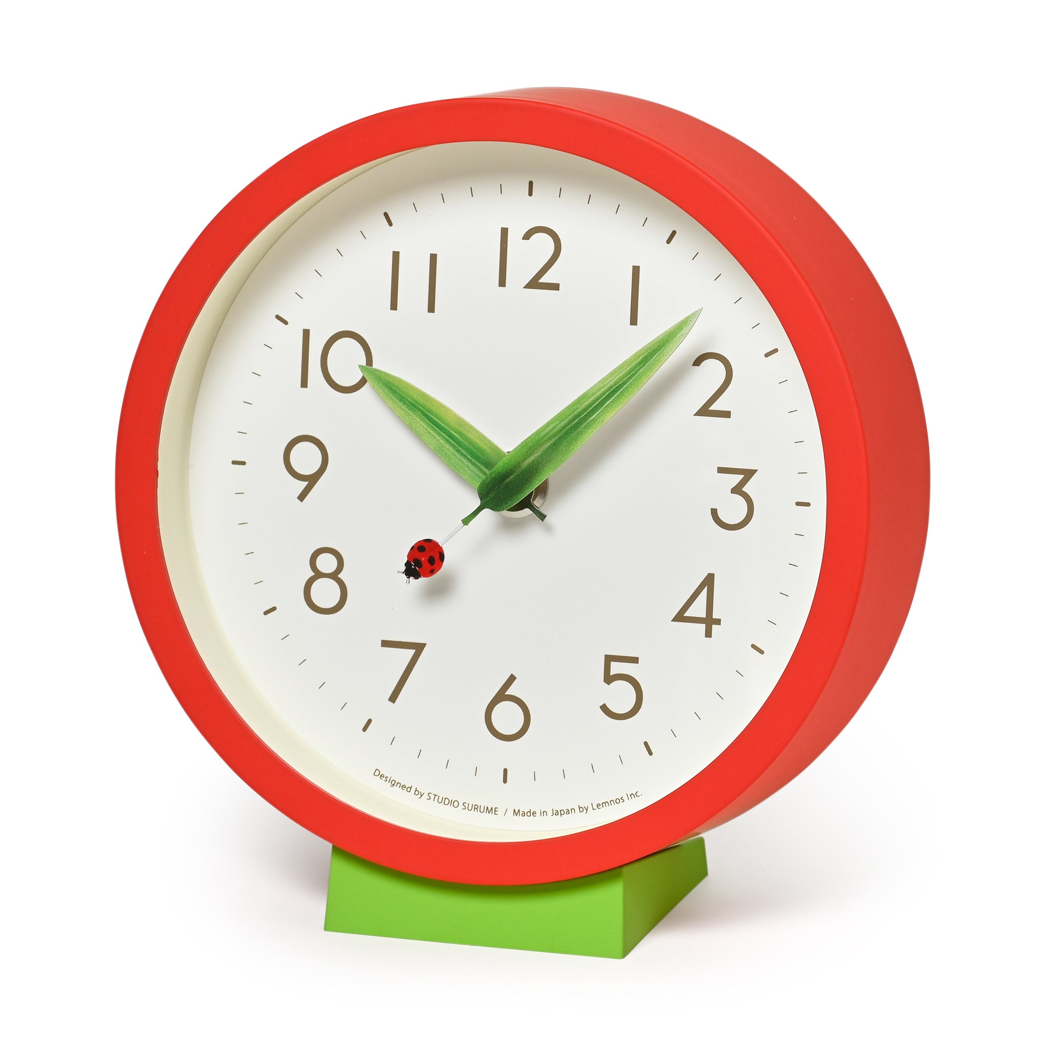 Perch Desk Clock - Red - Image 3