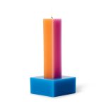 Yinka Ilori Happiness Candle - Orange/ Pink