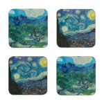 Vincent van Gogh Coasters - Set of 4