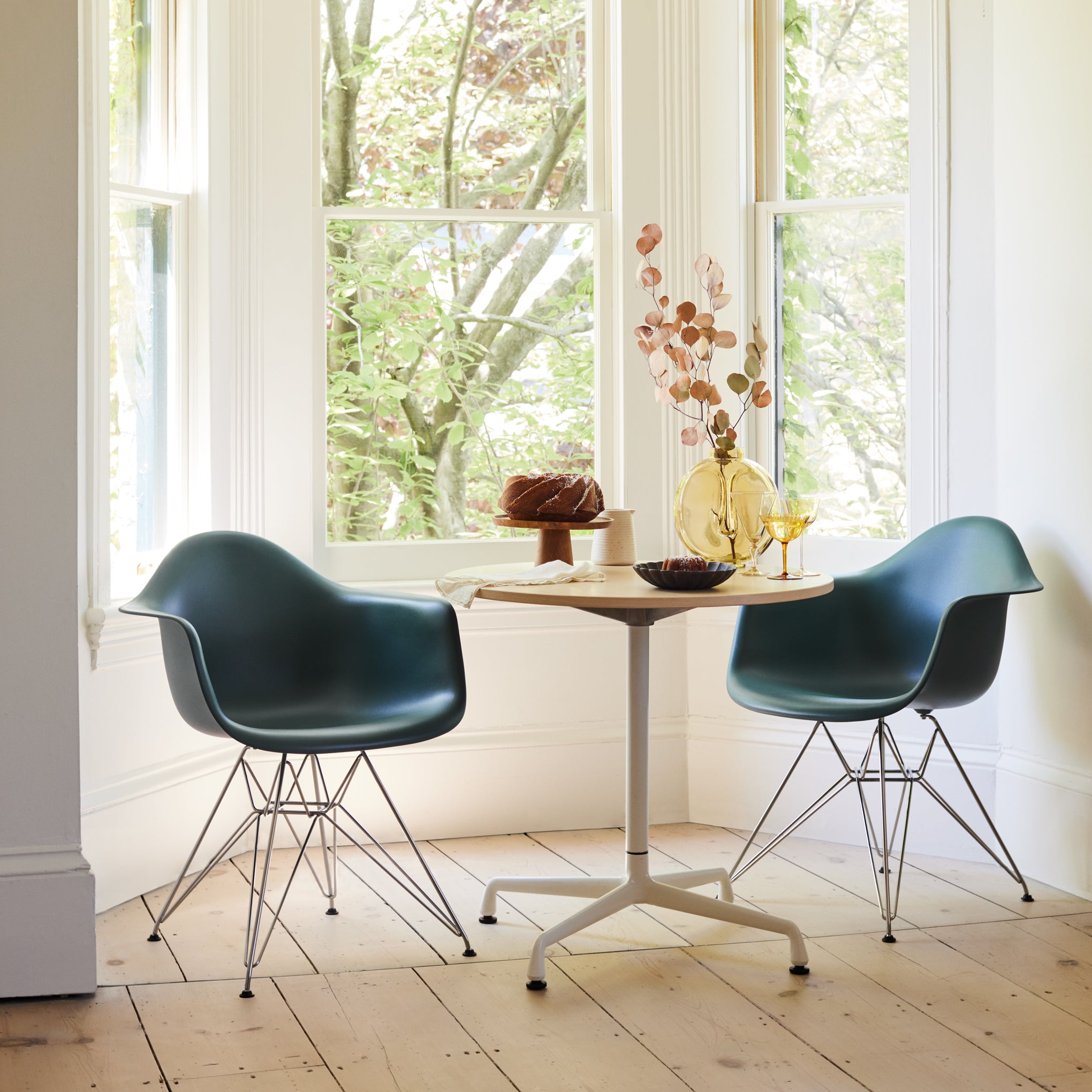 Eames® Molded Recycled Plastic Armchair from Herman Miller - White - Image 2
