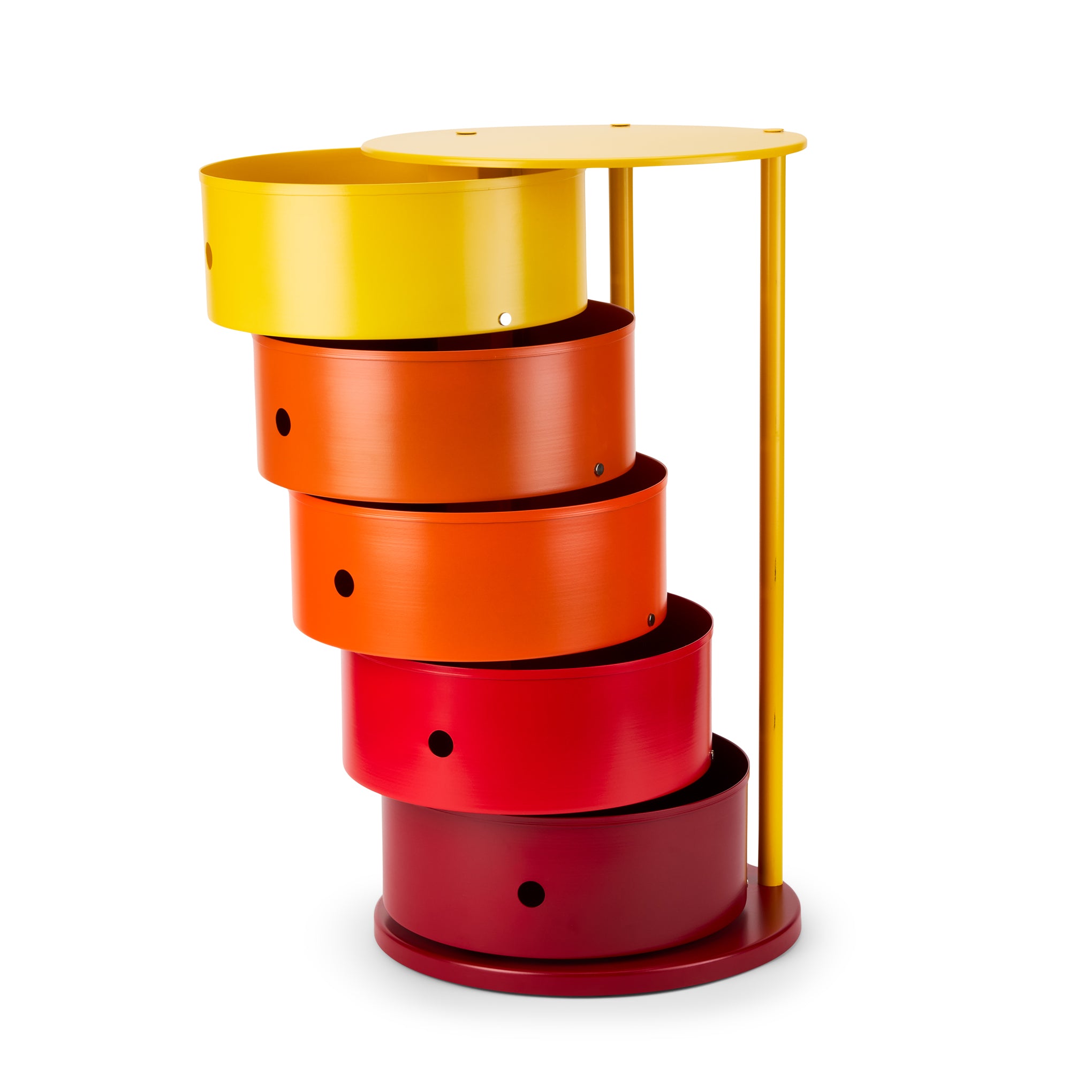 5-Drawer Round Pivot Cabinet - Image 3