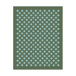 Maharam Alexander Girard Cotton Plus Rug - Olive/ Aqua