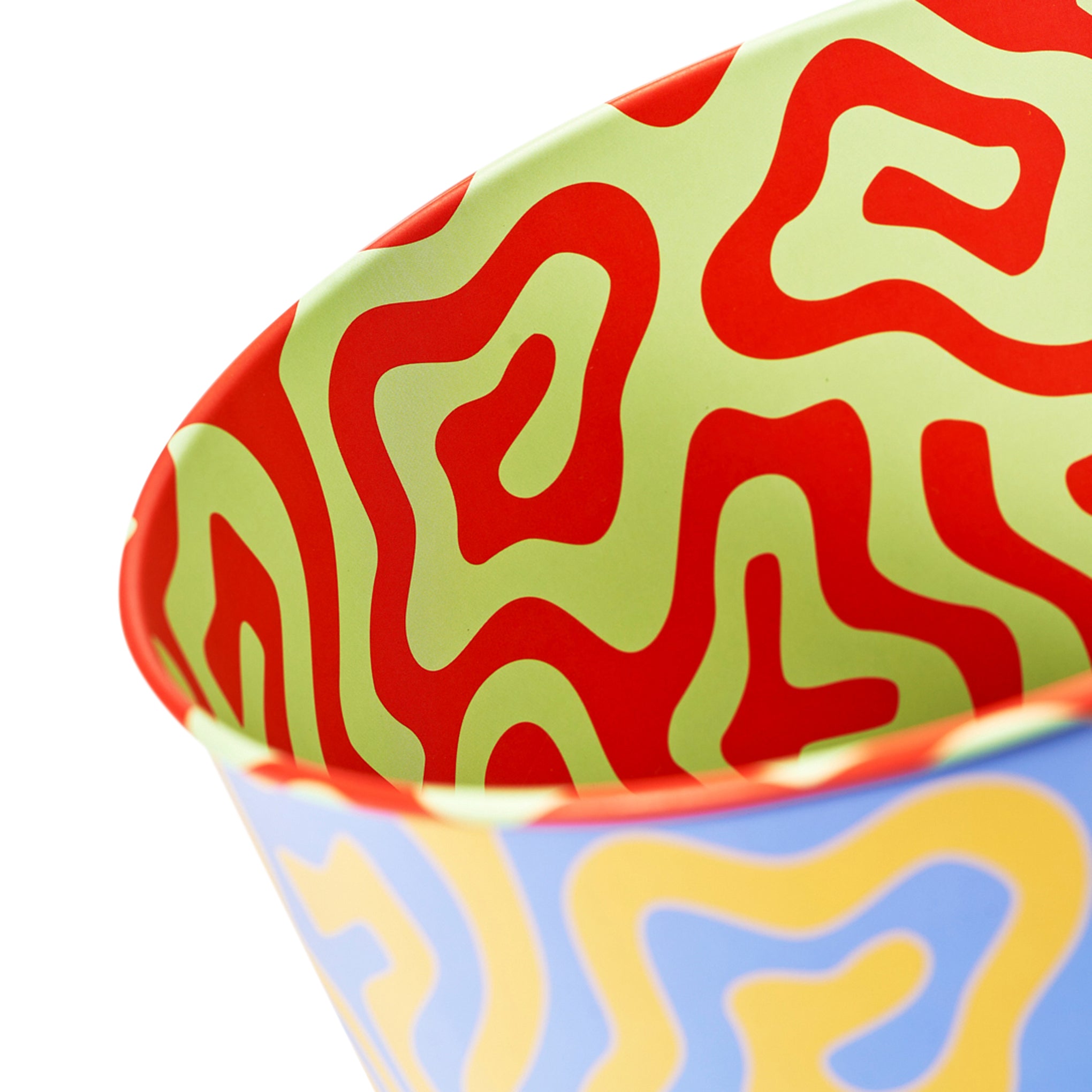 Dusen Dusen Pattern Waste Bin - Spiral - Image 3