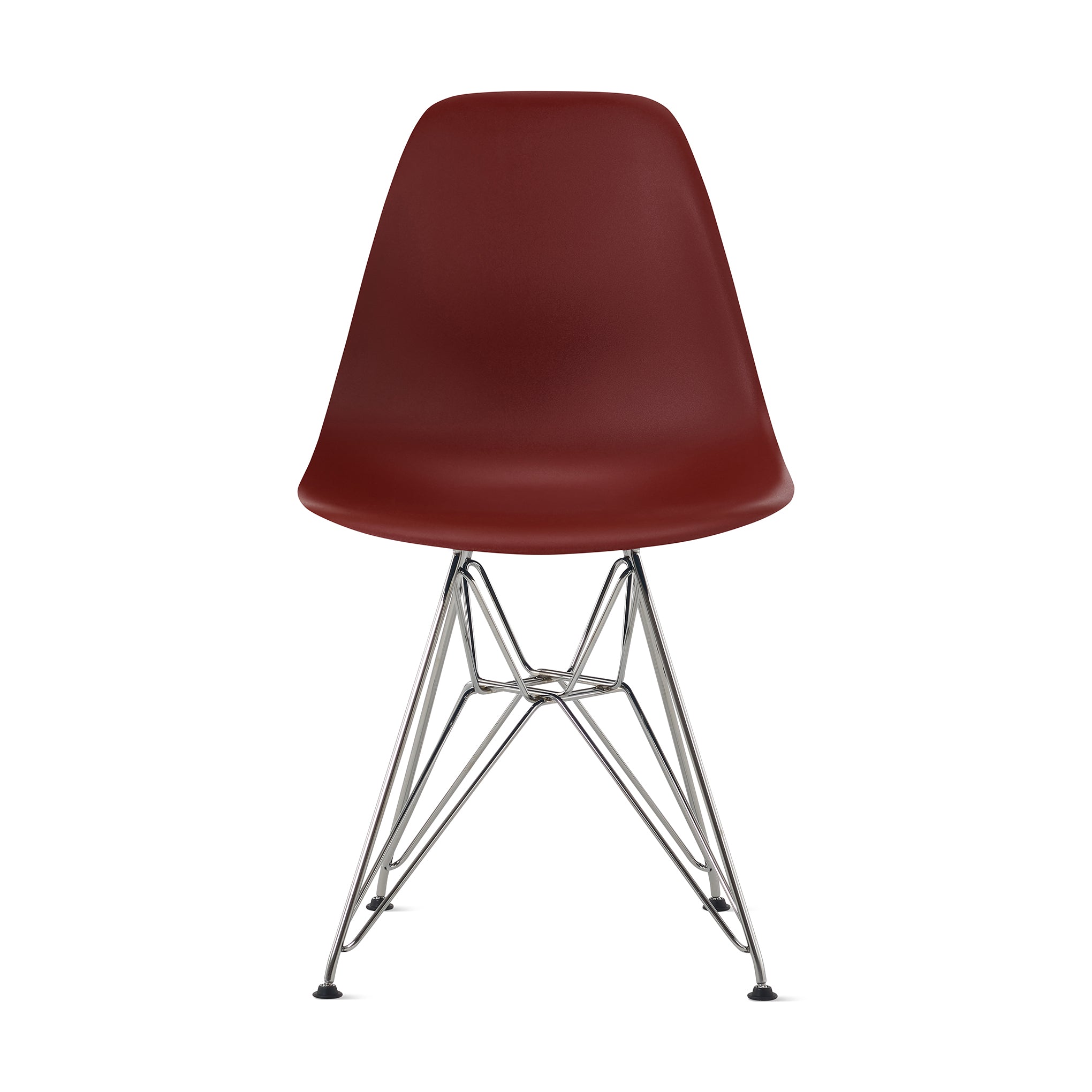 Eames® Molded Recycled Plastic Side Chair - Brick Red