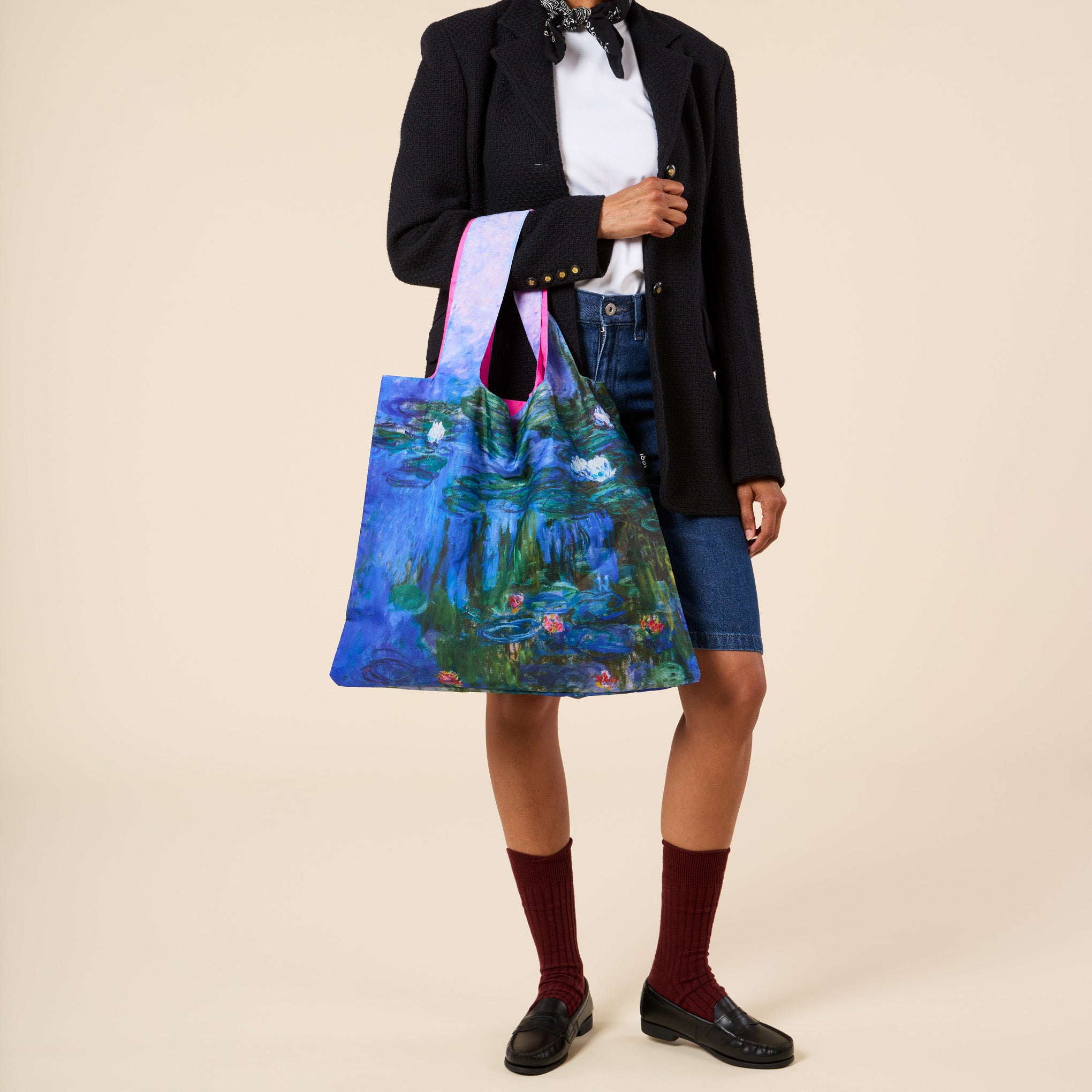 Loqi Recycled Polyester Artist Tote Bag - Monet - Image 2