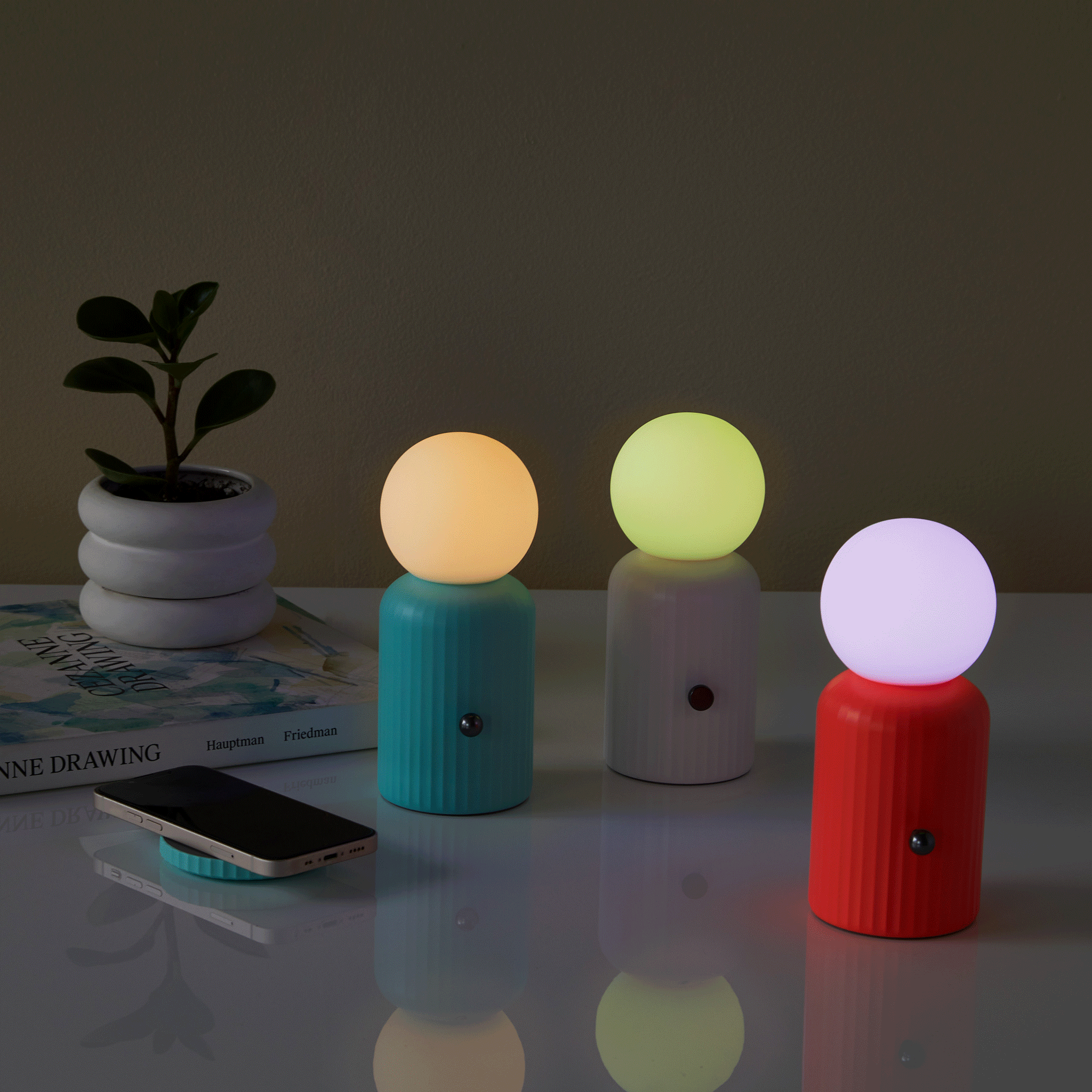Skittle Portable Lamp - Coral - Image 10