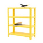 Paper Shelves Rack - Yellow