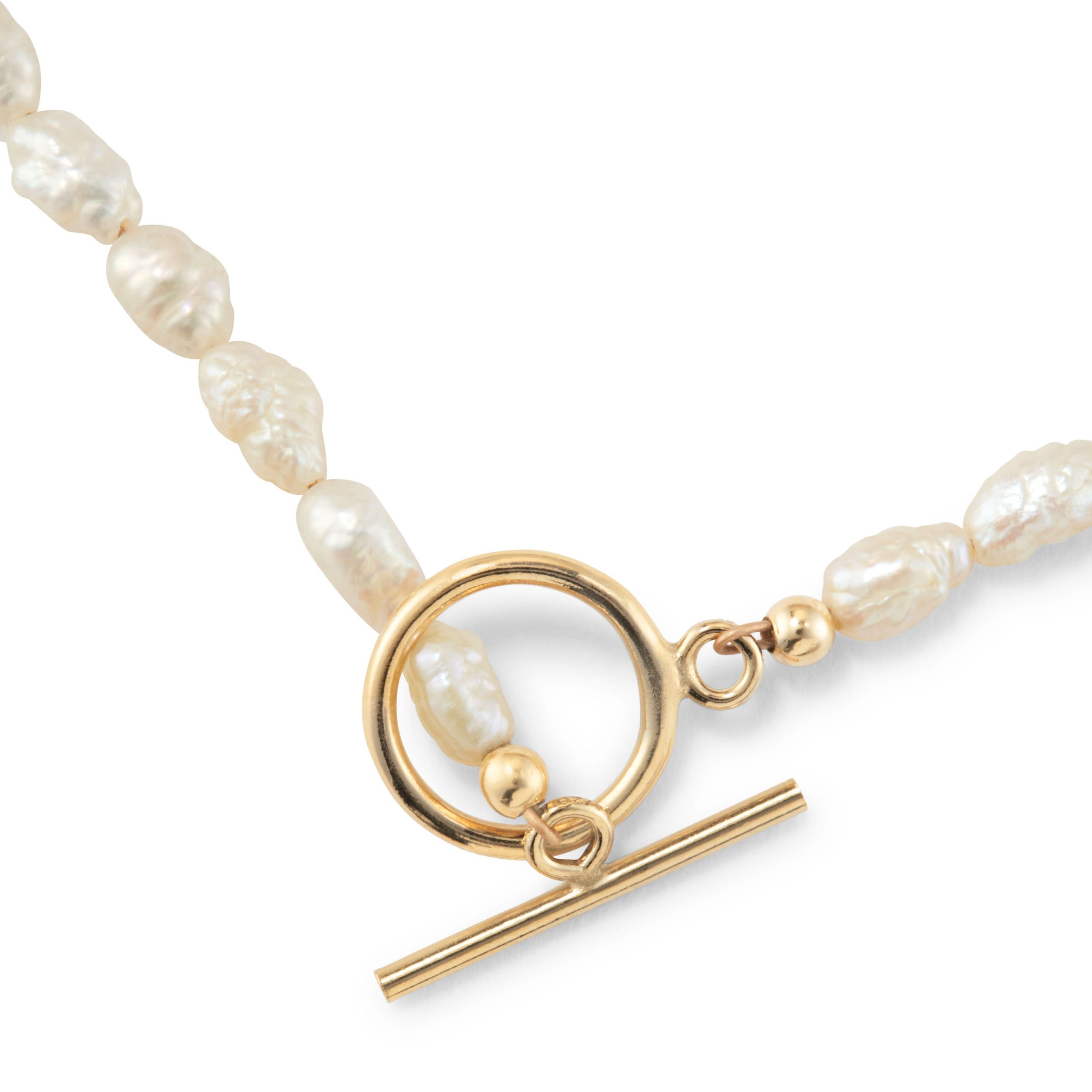 Yam Japanese Rice Pearl Choker Necklace - Image 3