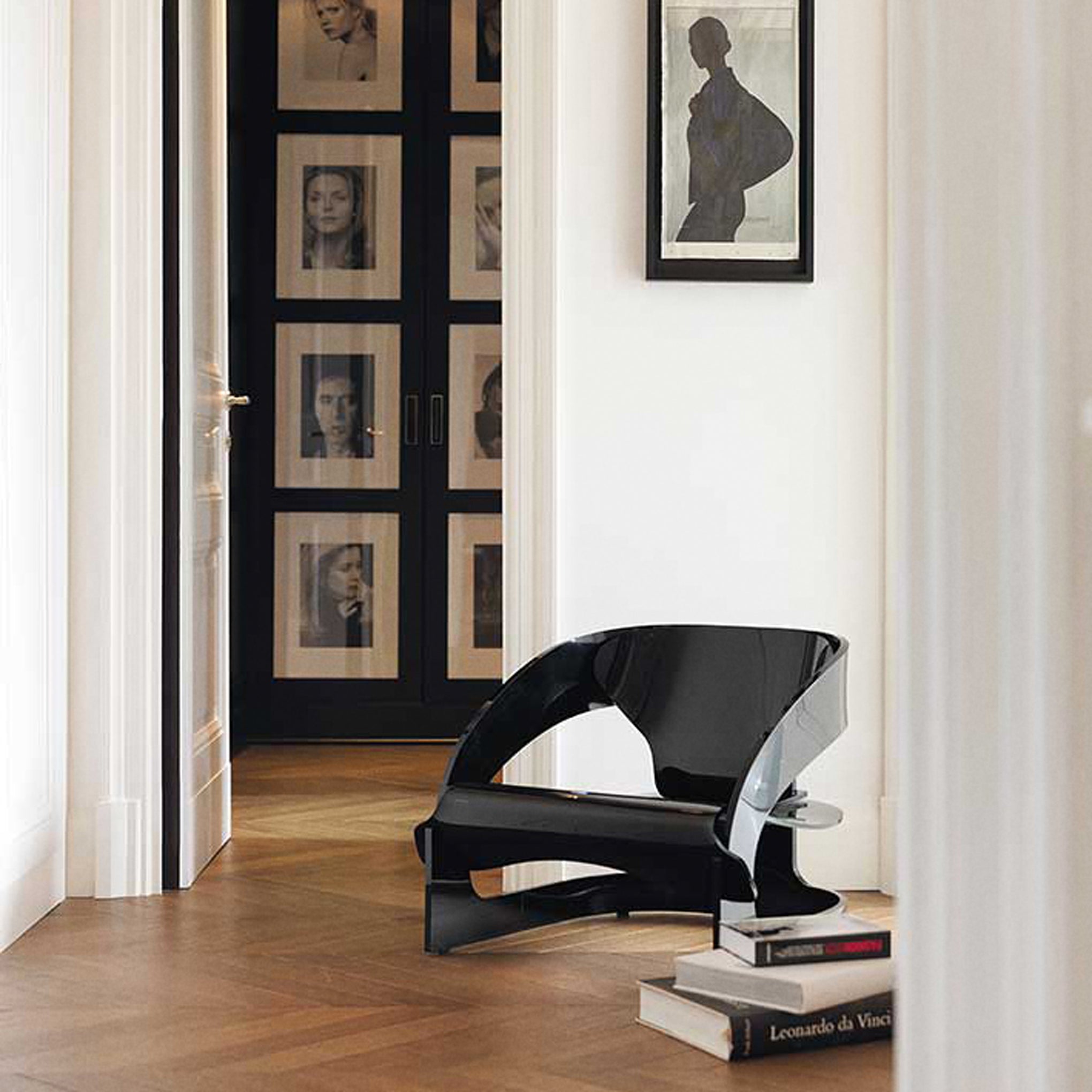 Joe Colombo 4801 Armchair by Kartell - Black - Image 2