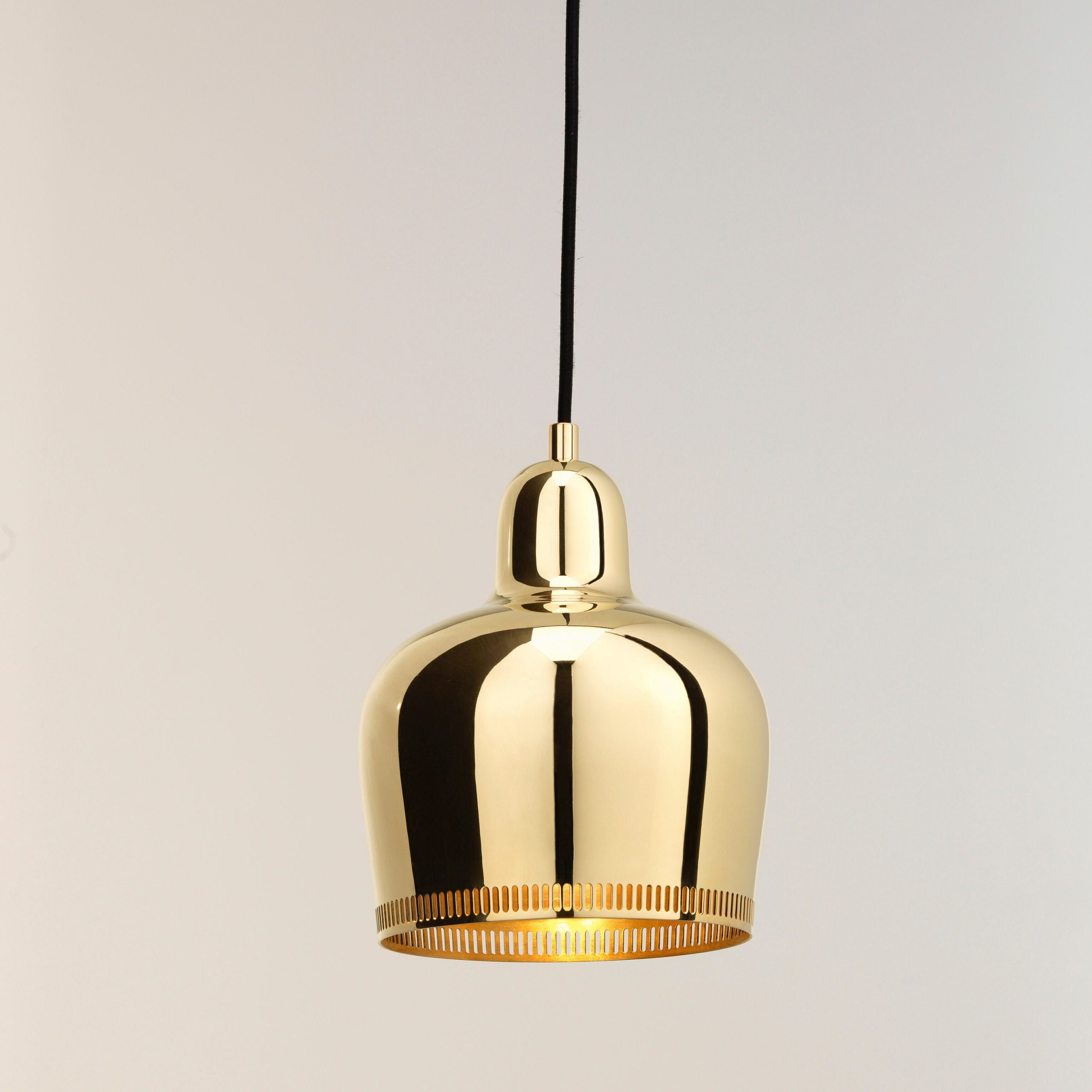 Artek Aalto Golden Bell A330S Pendant Light - Brass Savoy - Image 3