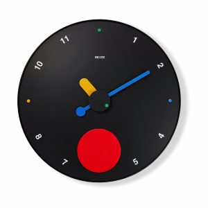 Contrattempo Wall Clock - Black