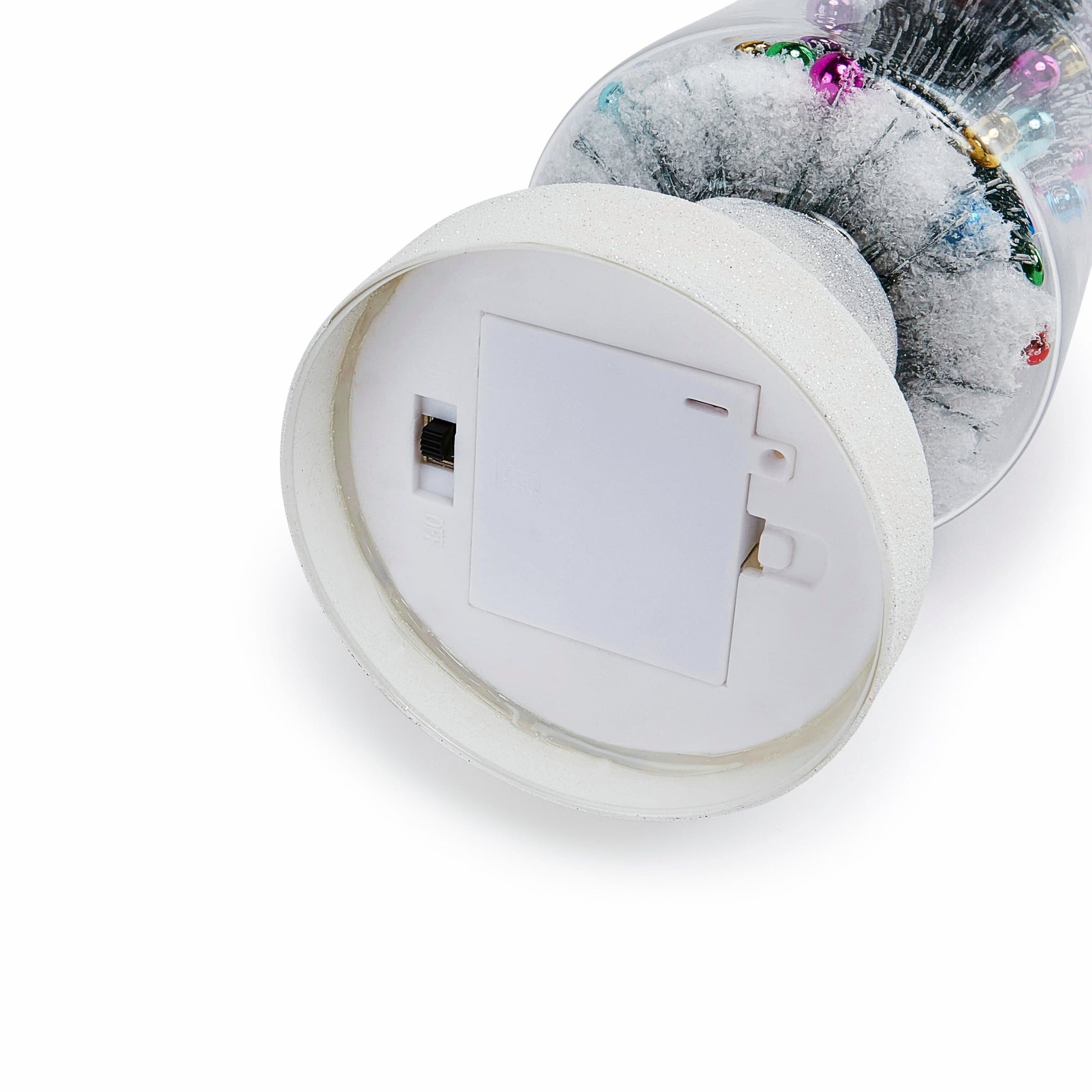 MoMA LED Snowy Wonderland Glass Lighted Tree - Large - Image 5