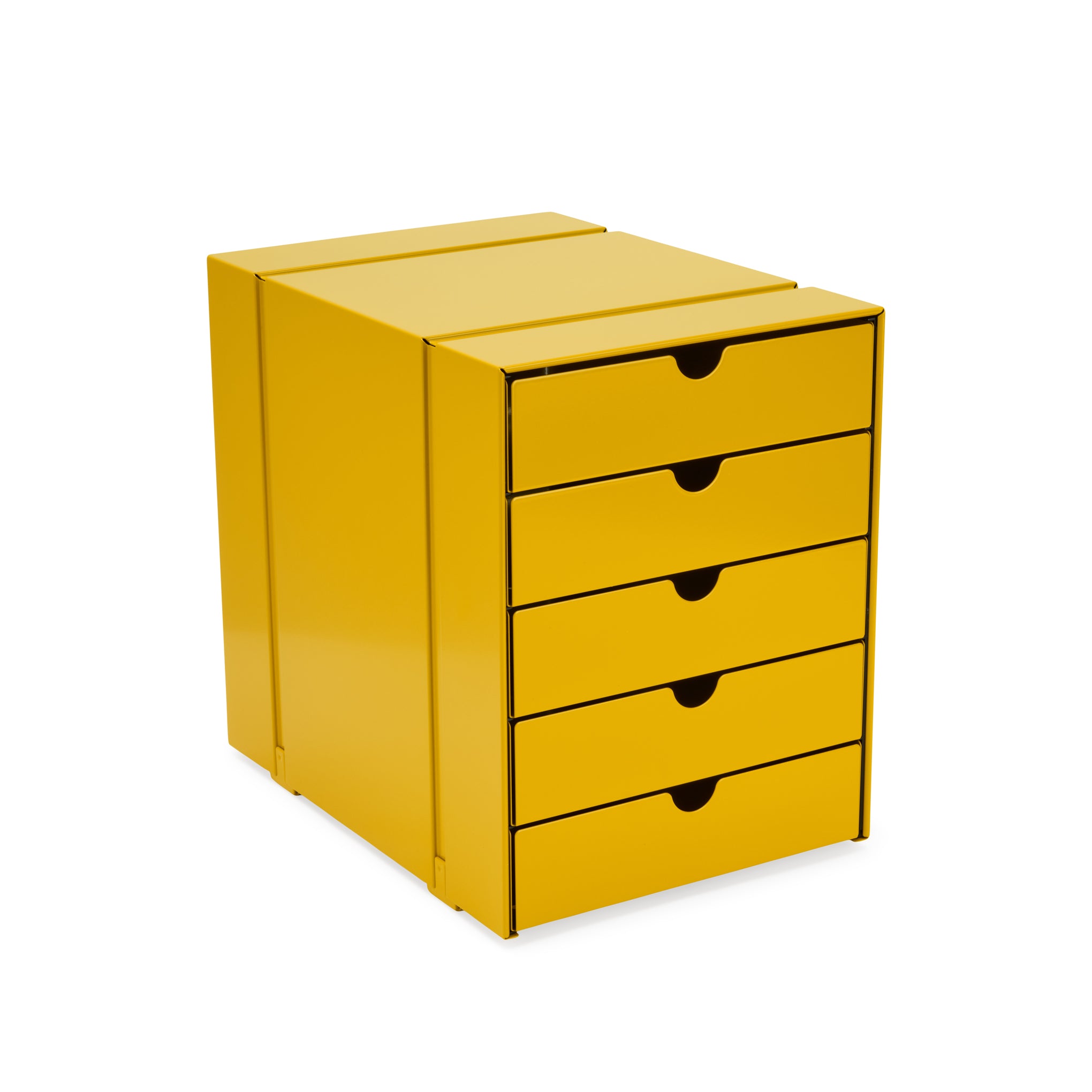 USM Haller 5-Drawer Set - Yellow - Image 3