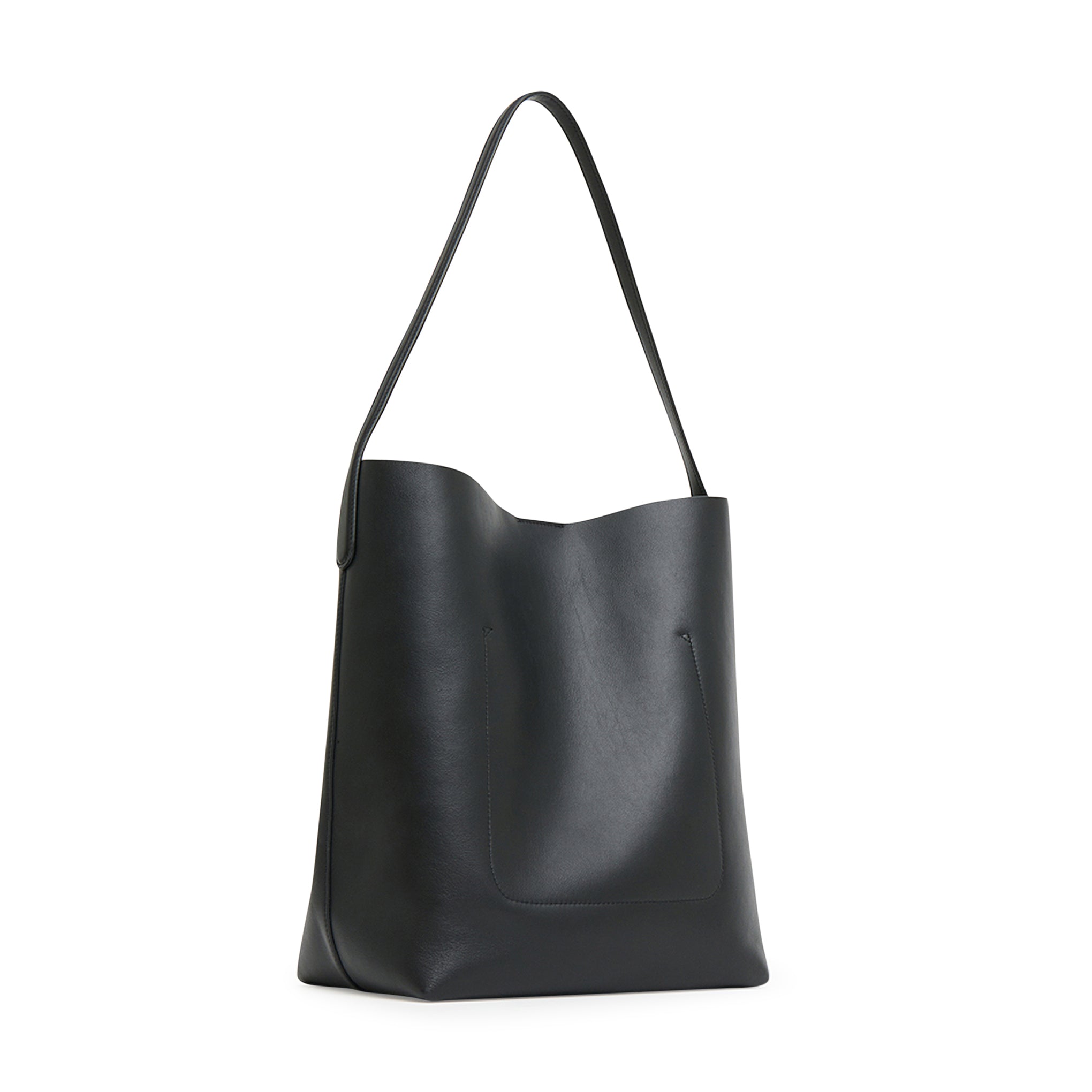 Alexander Calder Mansur Gavriel Everyday Cabas Leather Tote Bag - Dots Black - Image 3