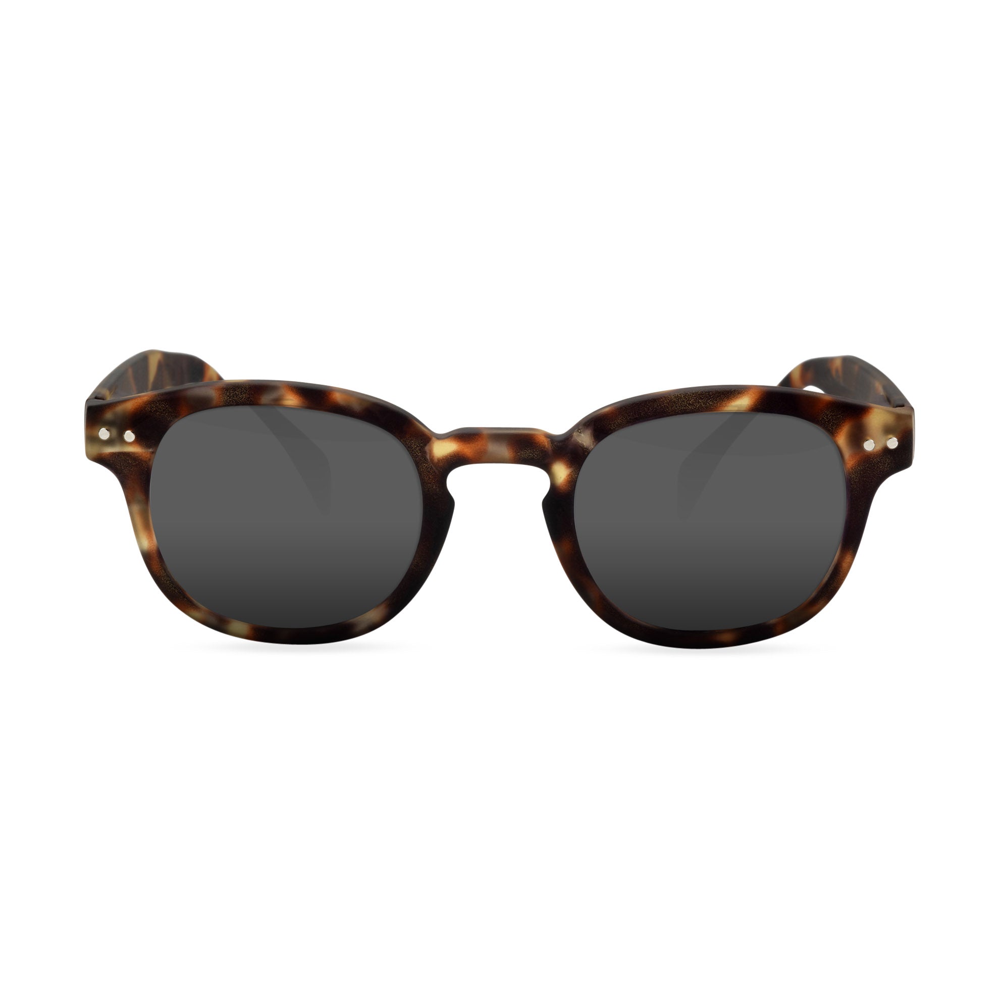 IZIPIZI Rounded-Edge Square Sunglasses #C - Tortoise