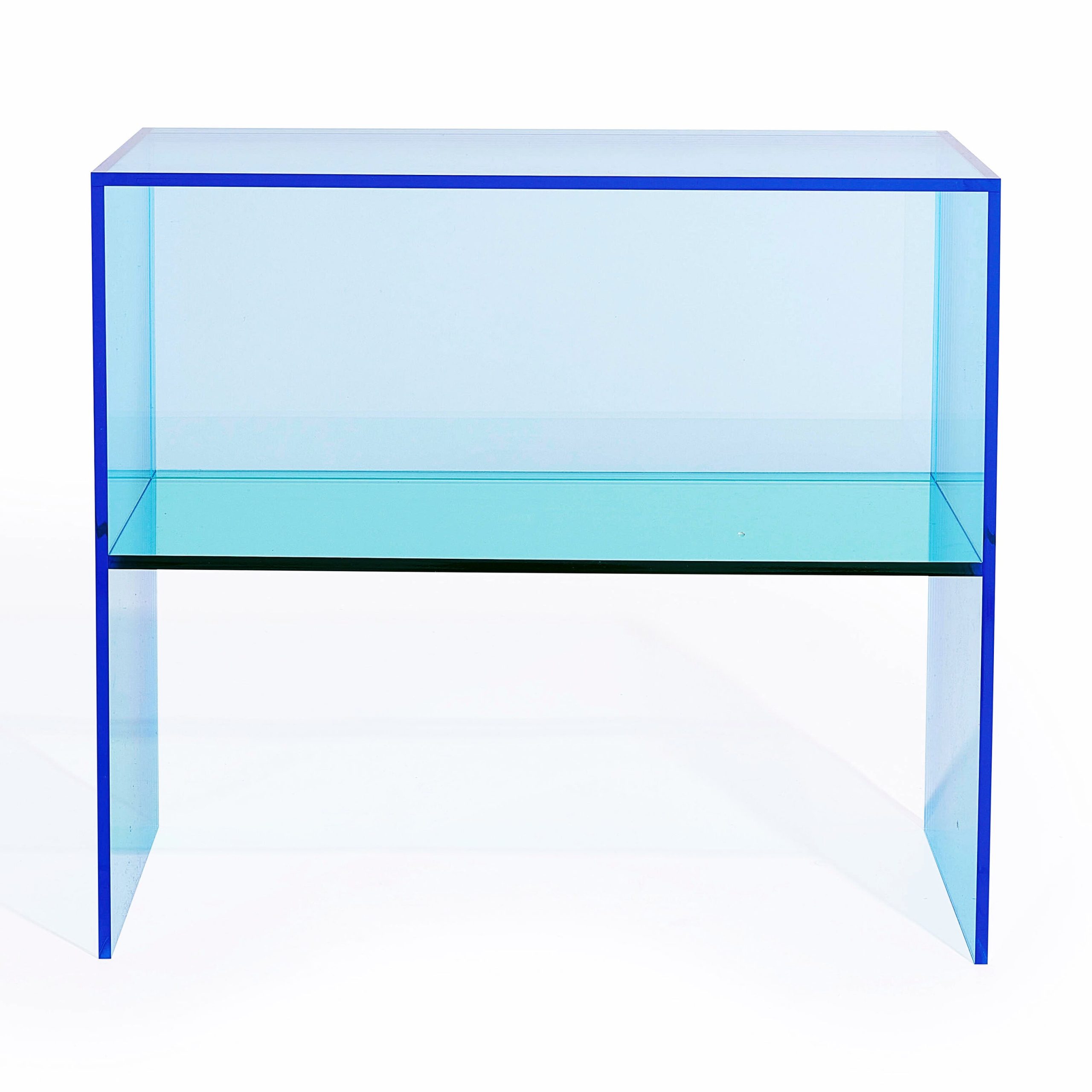 Two-Way Side Table - Blue/ Aqua