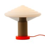Whipped Table Lamp - Luminous Orange