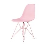 Herman Miller x HAY Eames Molded Recycled Plastic Side Chair - Powder Pink