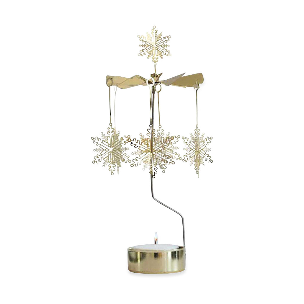 Rotating Snowstar Candle Holder