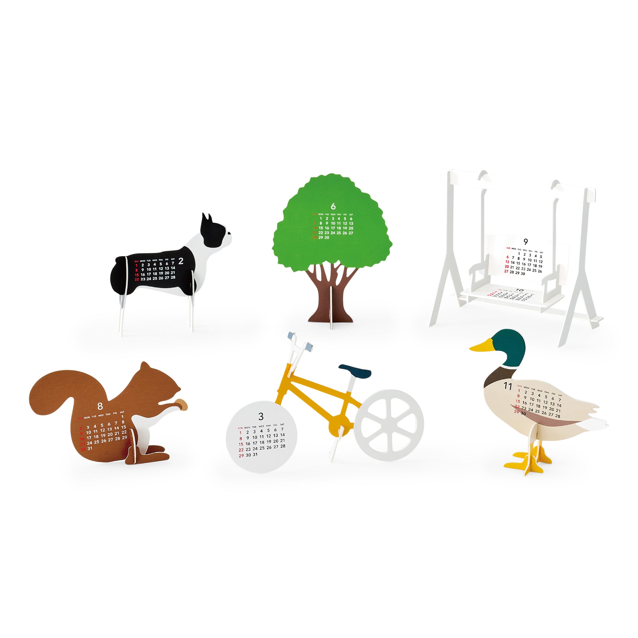 2026 3D Park Calendar