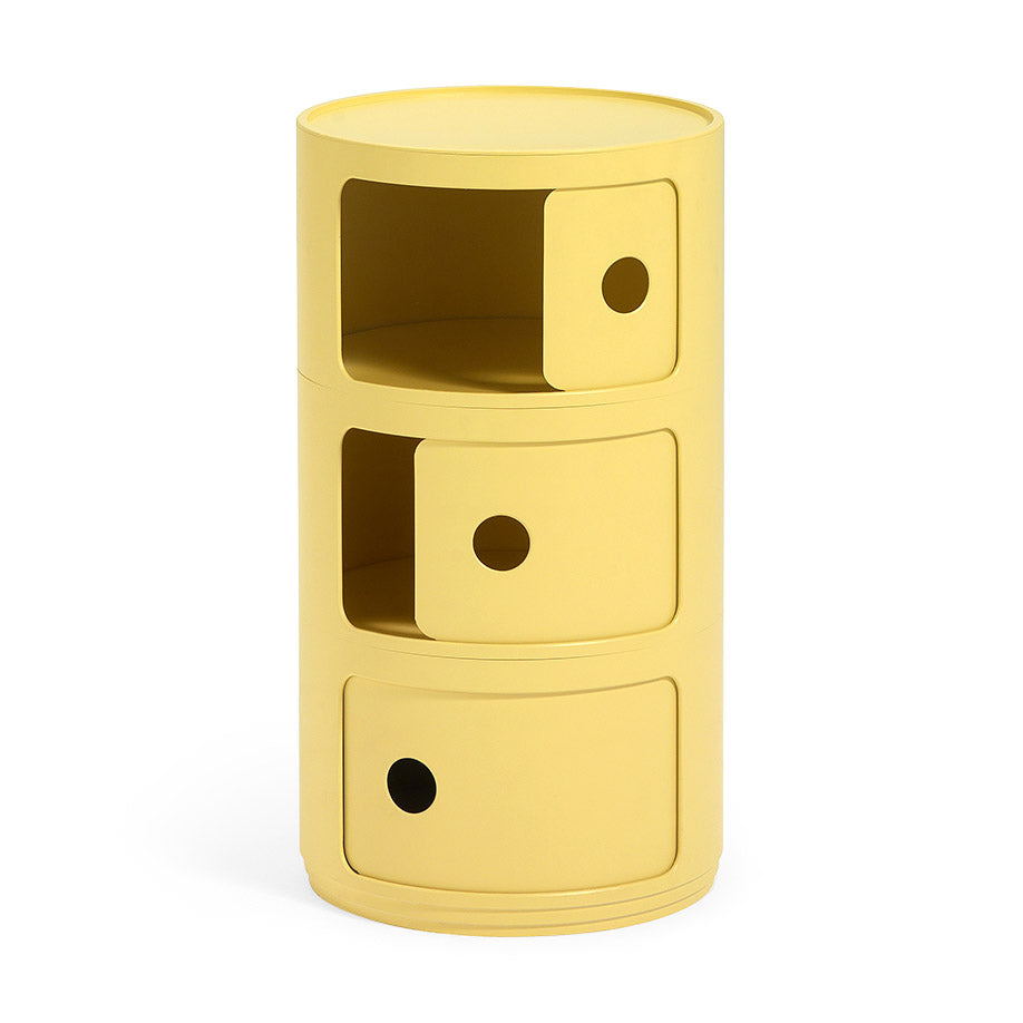 Kartell Bio Componibili 3 Tier Storage - Yellow - Image 2