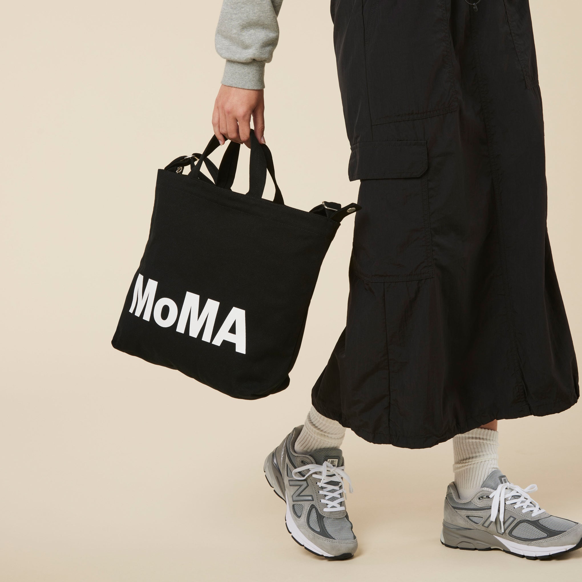 MoMA Baggu Recycled Cotton Horizontal Zip Duck Bag - Image 5