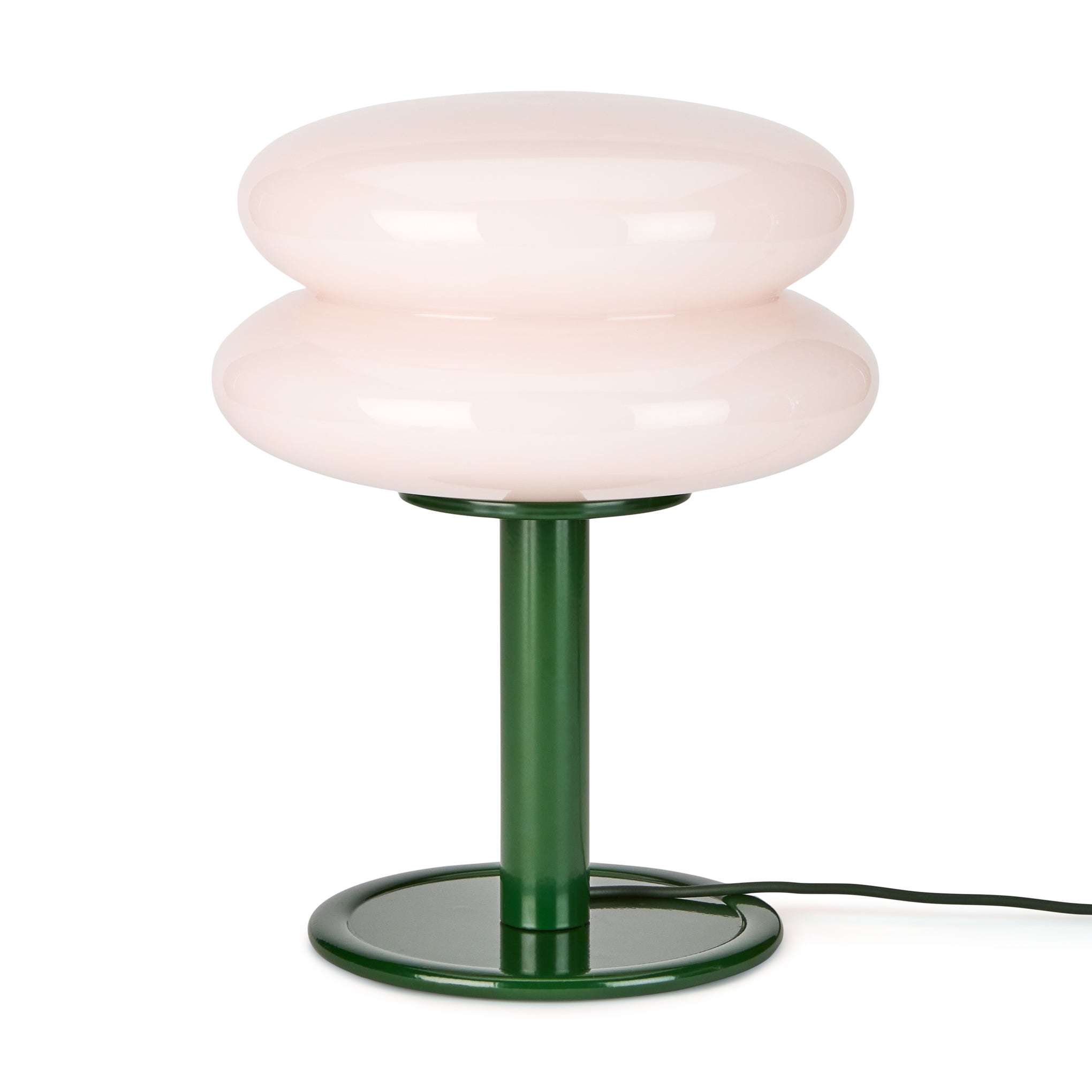 Snowman Table Lamp - Pink/ Green - Image 3