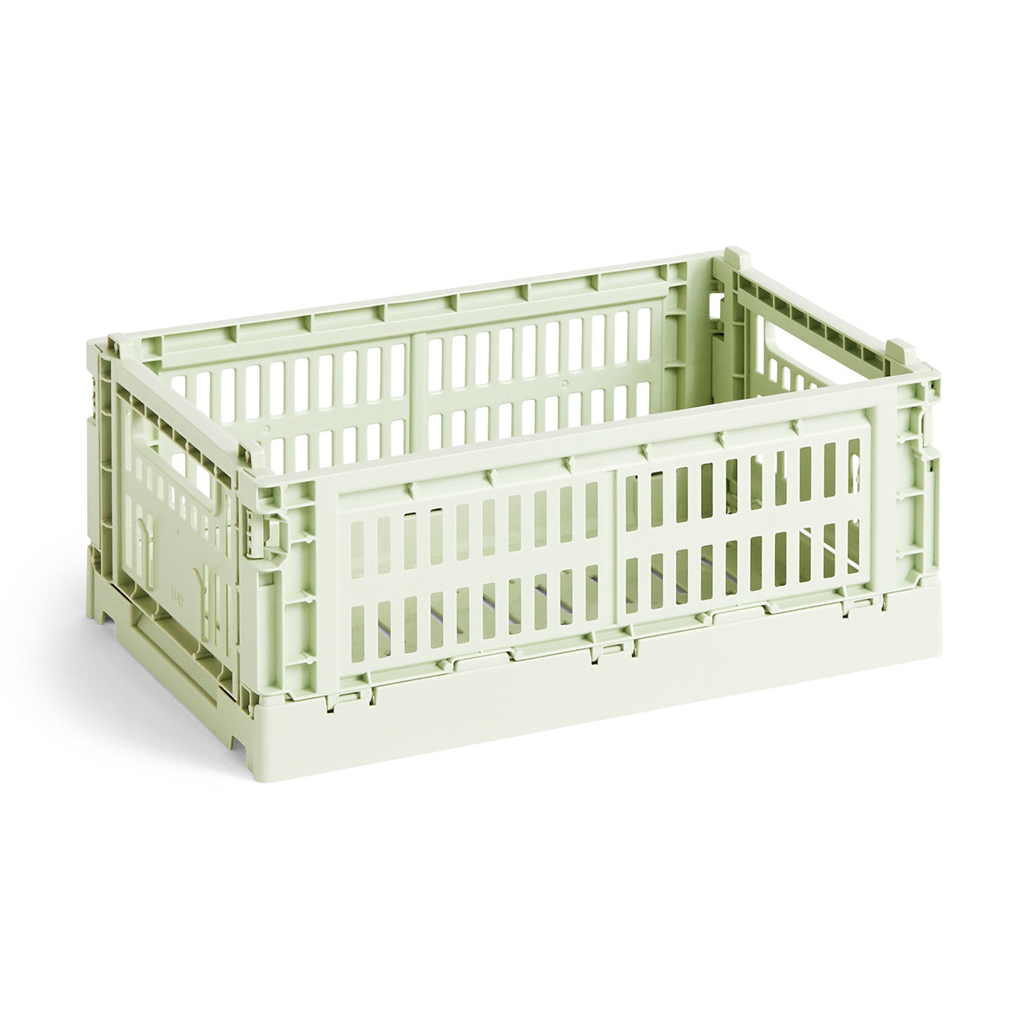 HAY Recycled Plastic Collapsible Color Crate - Mint