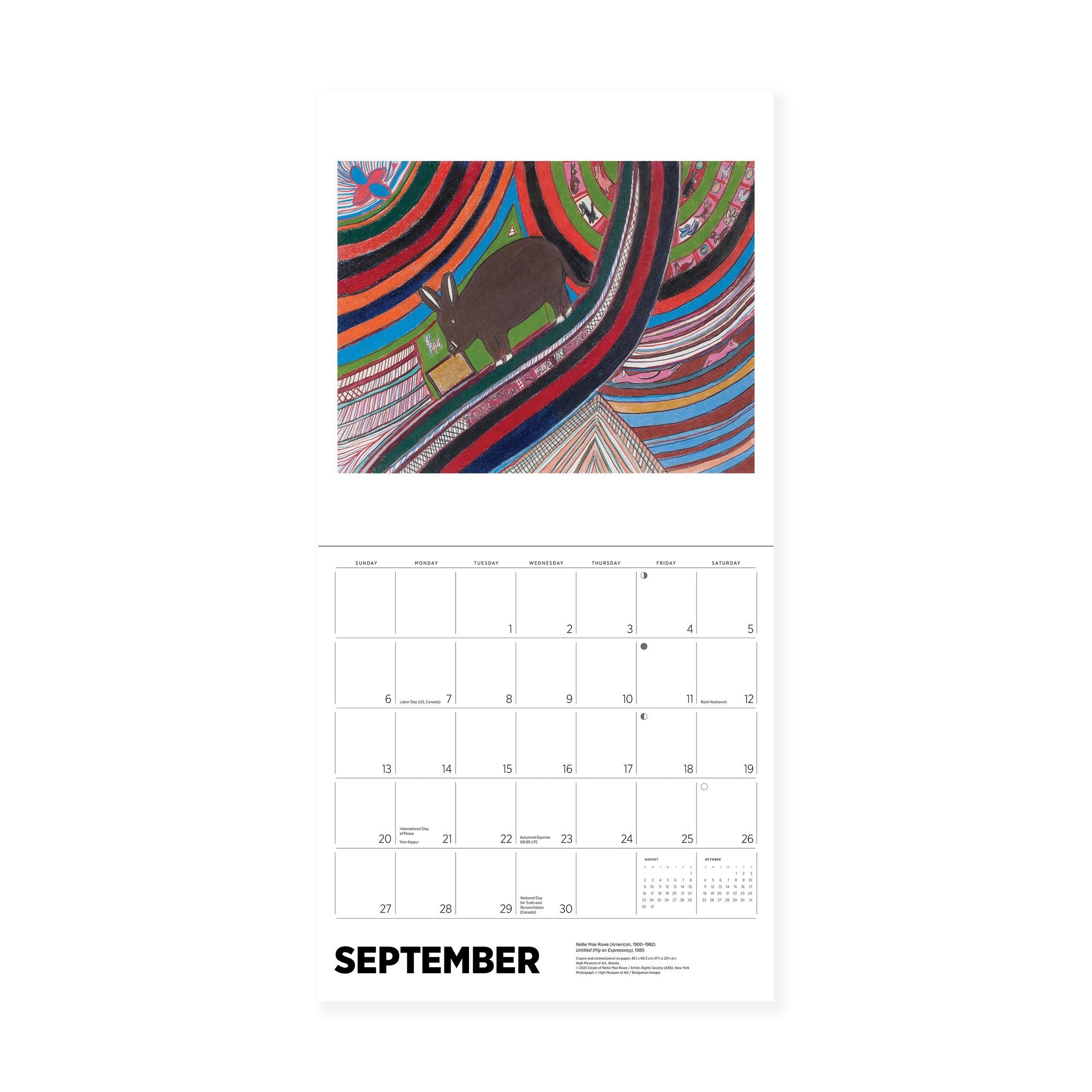 2026 African American Art Wall Calendar - Image 4