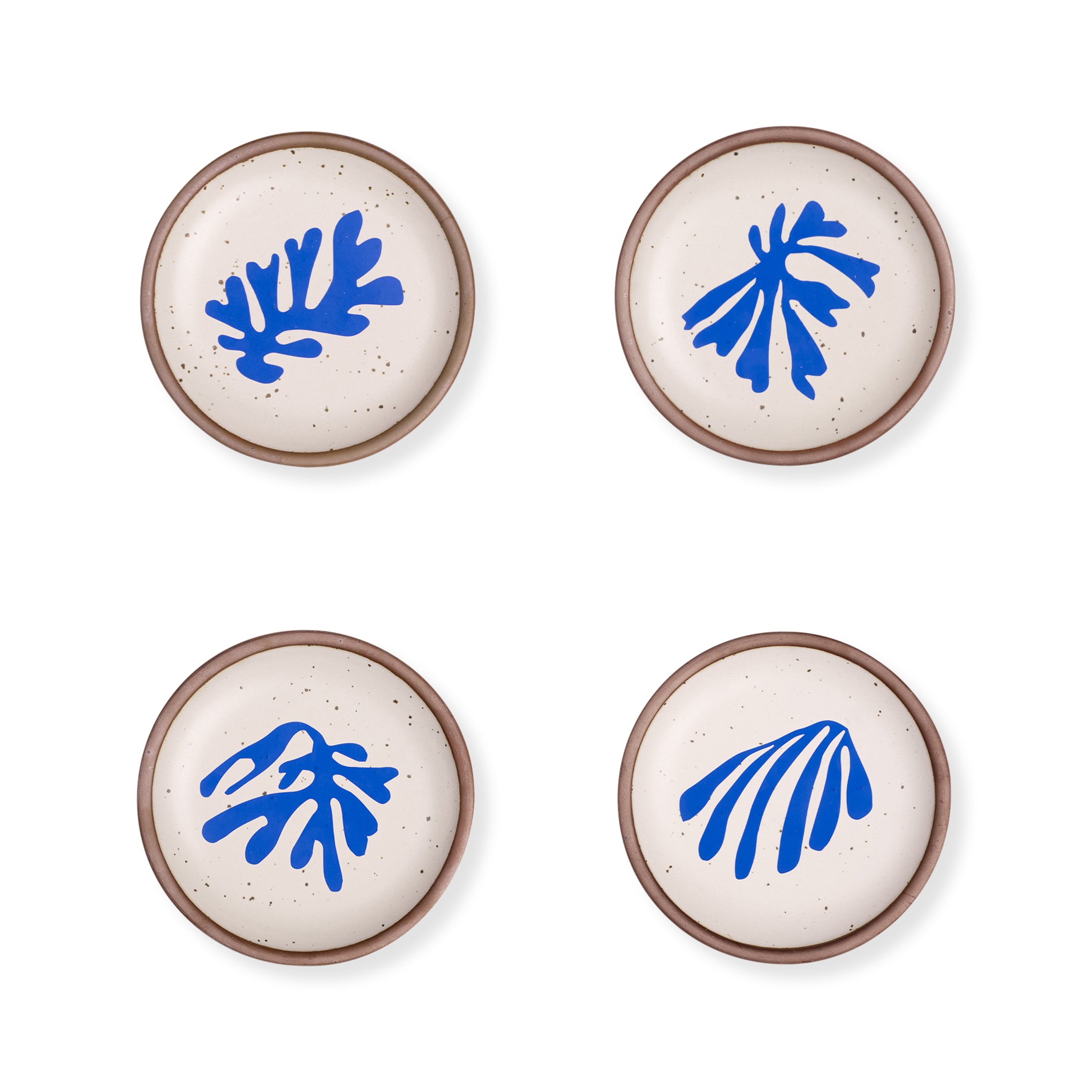 Henri Matisse La Perruche et la sir??ne Stoneware Dessert Plates - Set of 4