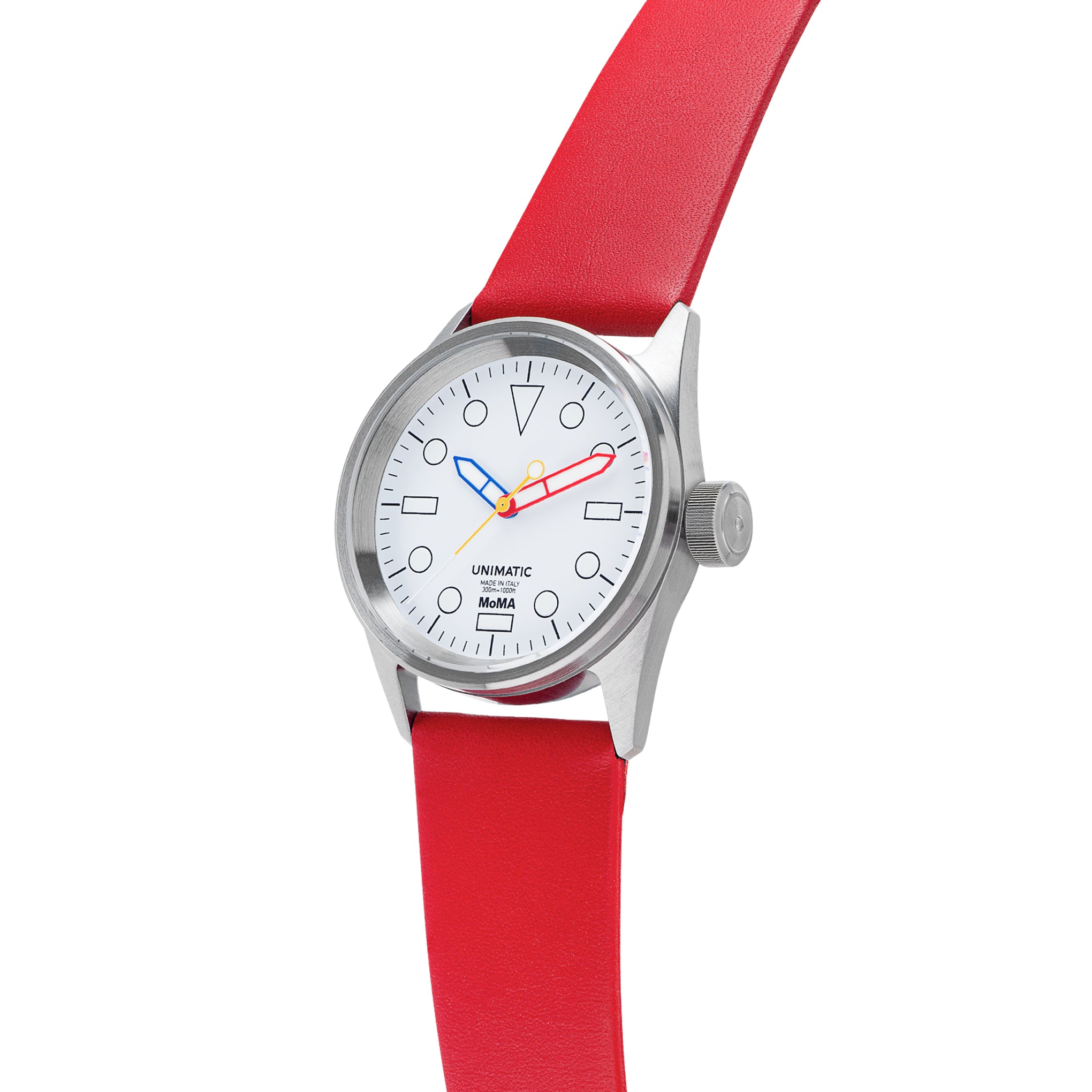 MoMA Unimatic De Stijl Modello Cinque Watch - Red - Image 4