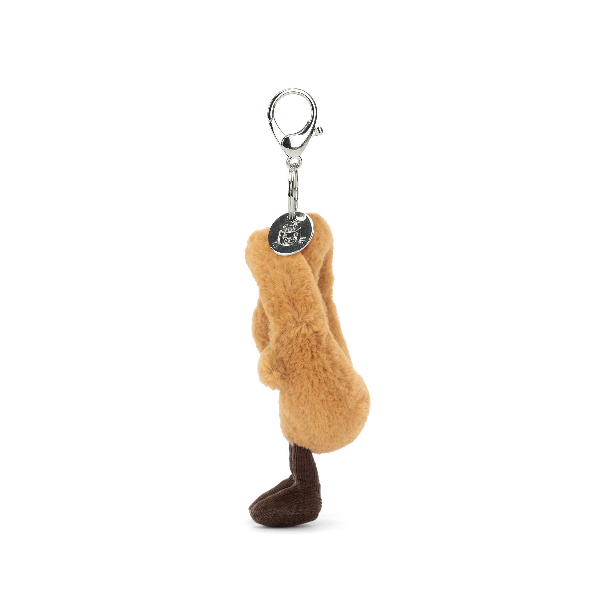 Jellycat Food Bag Charm Plush - Pretzel - Image 2