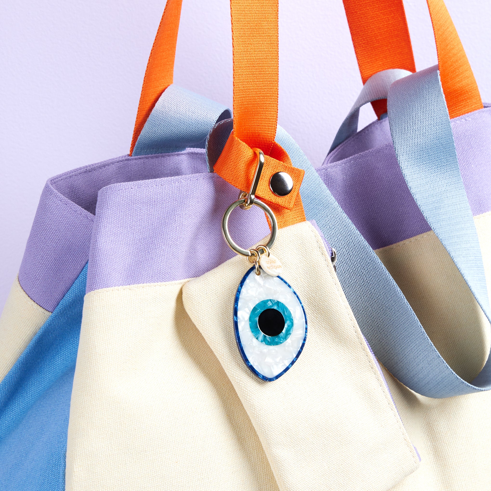 Solar Eclipse Keyring Bag Charm - Evil Eye - Image 2