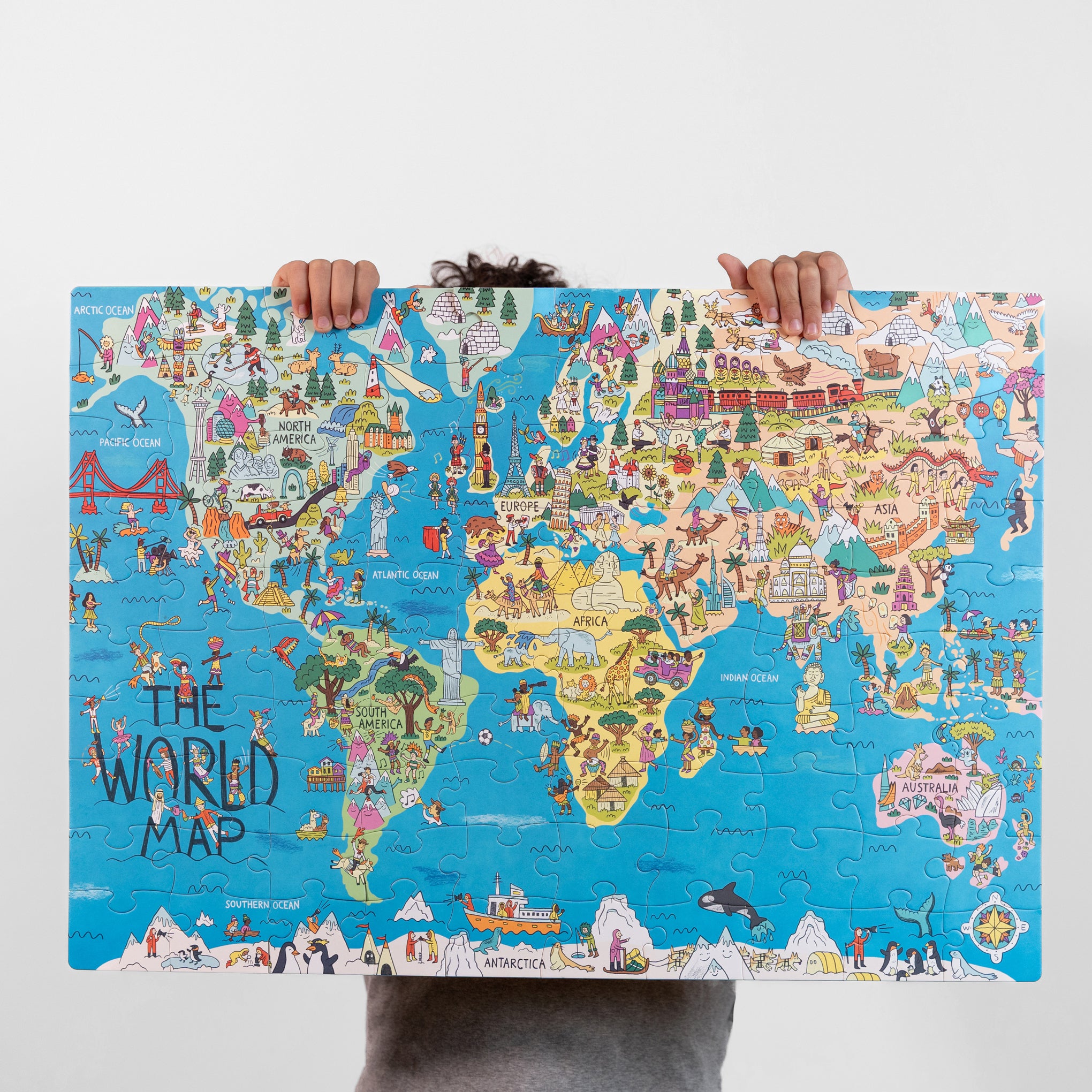 World Map Jigsaw Puzzle - 100 Pieces - Image 5