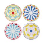 Geocromia Porcelain Dinnerware - Dessert Plate Set of 4