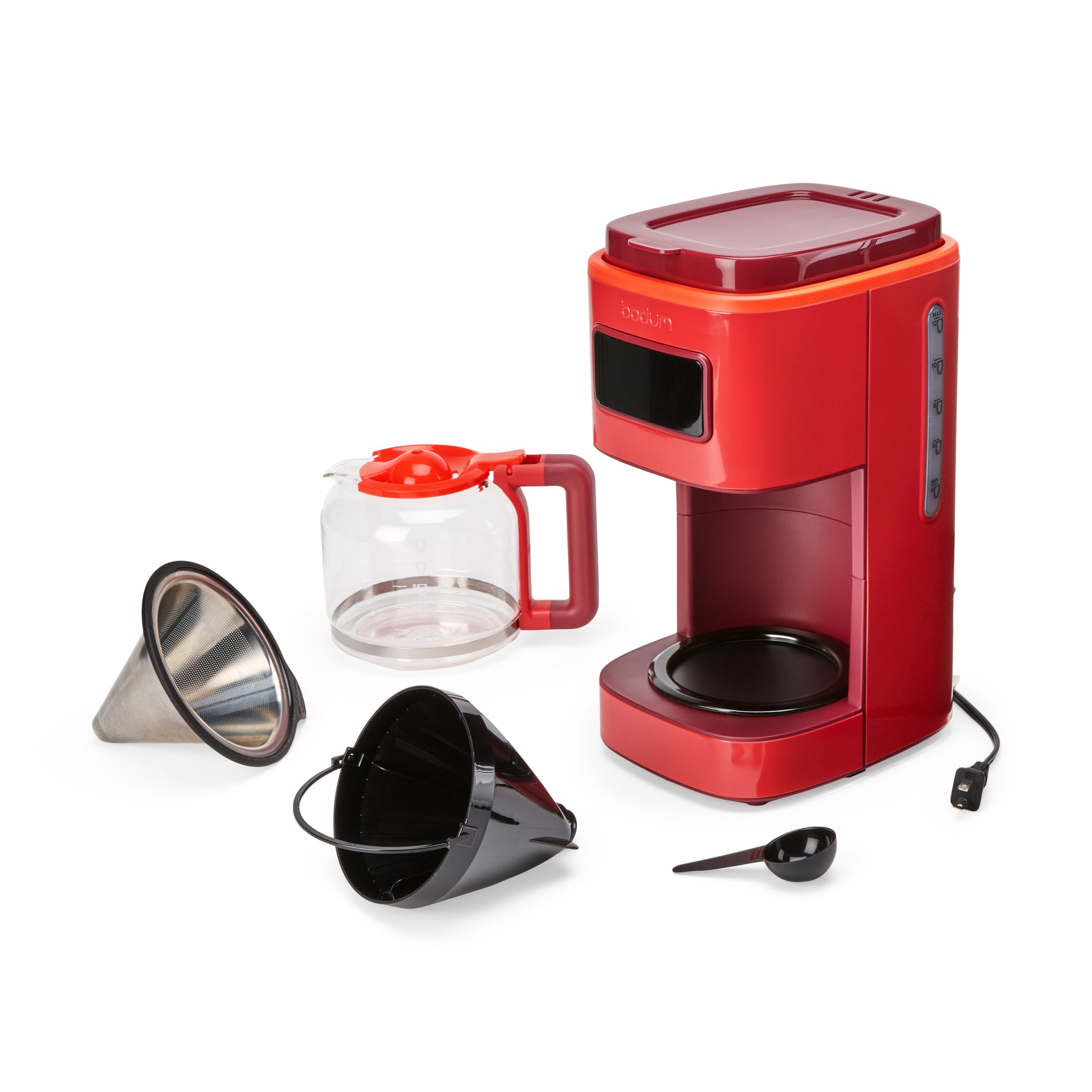Bodum Programmable 12-Cup Coffee Maker - Red - Image 5