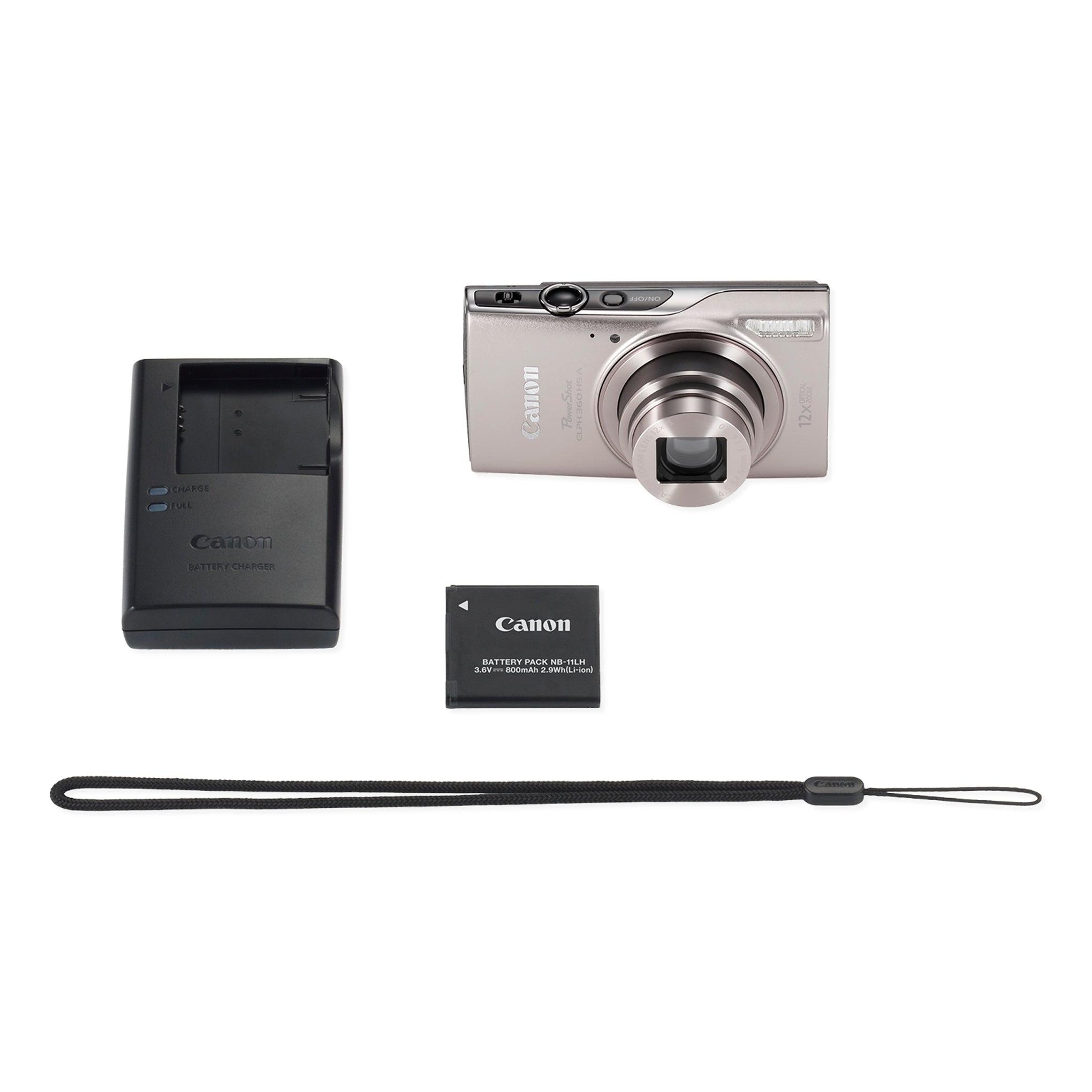 Canon PowerShot ELPH 360 Camera - Silver - Image 6