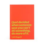 MoMA Faith Ringgold Quote Notebook