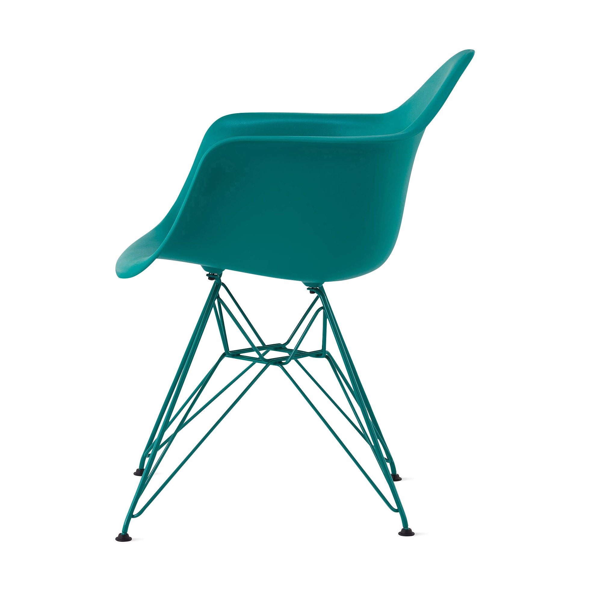 Herman Miller x HAY Eames Molded Recycled Plastic Armchair - Mint Green - Image 4