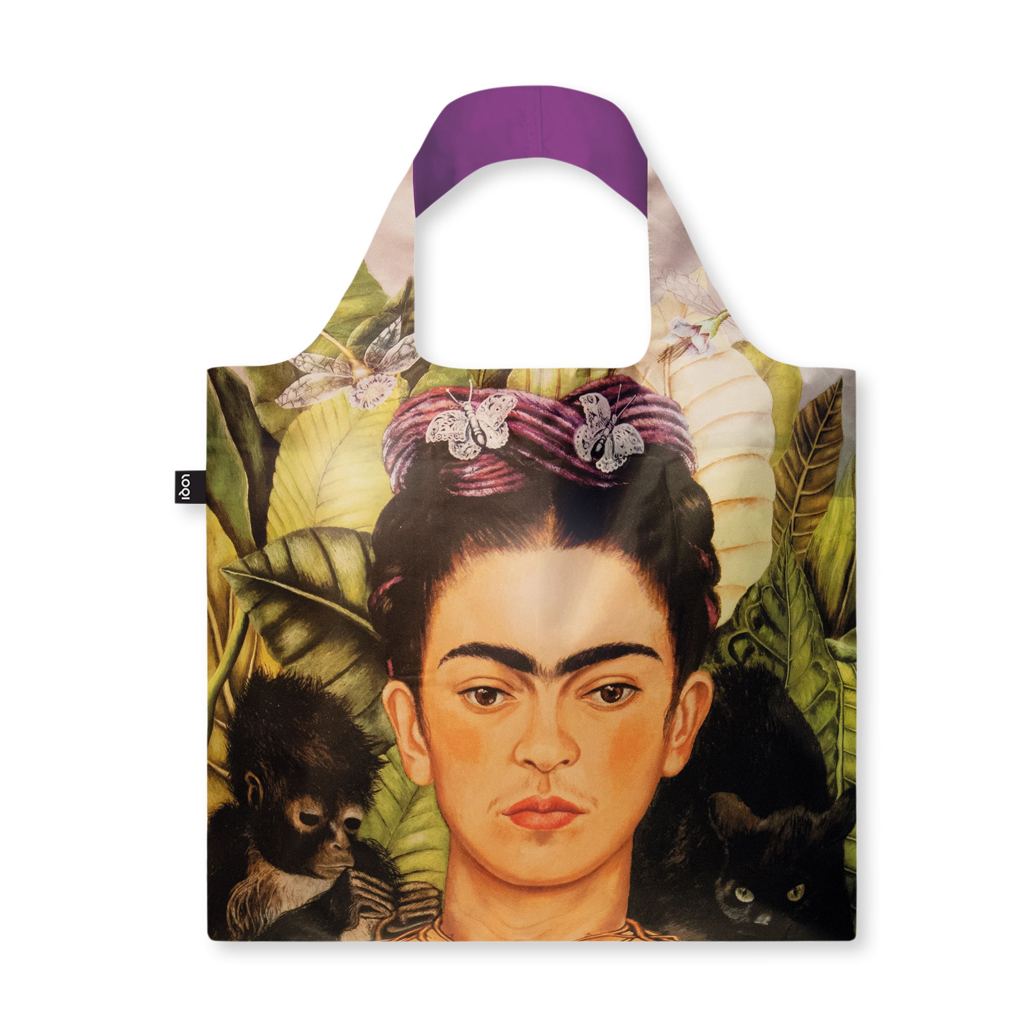 Loqi Recycled Polyester Artist Tote Bag - Frida Kahlo - Image 4