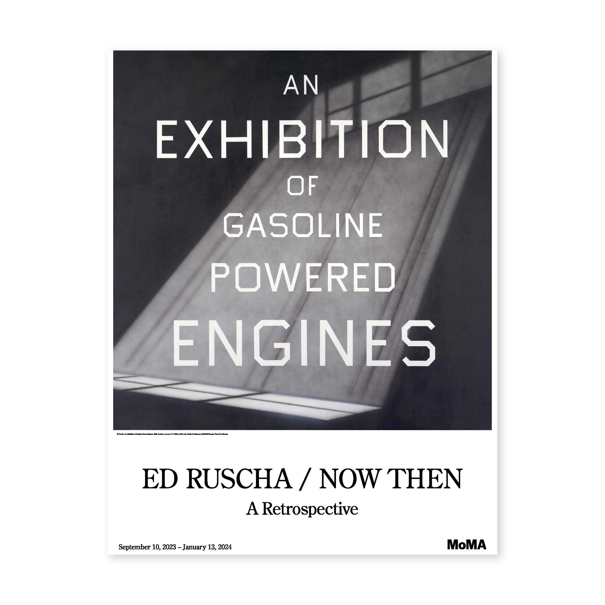 Ed Ruscha Exhibition Poster