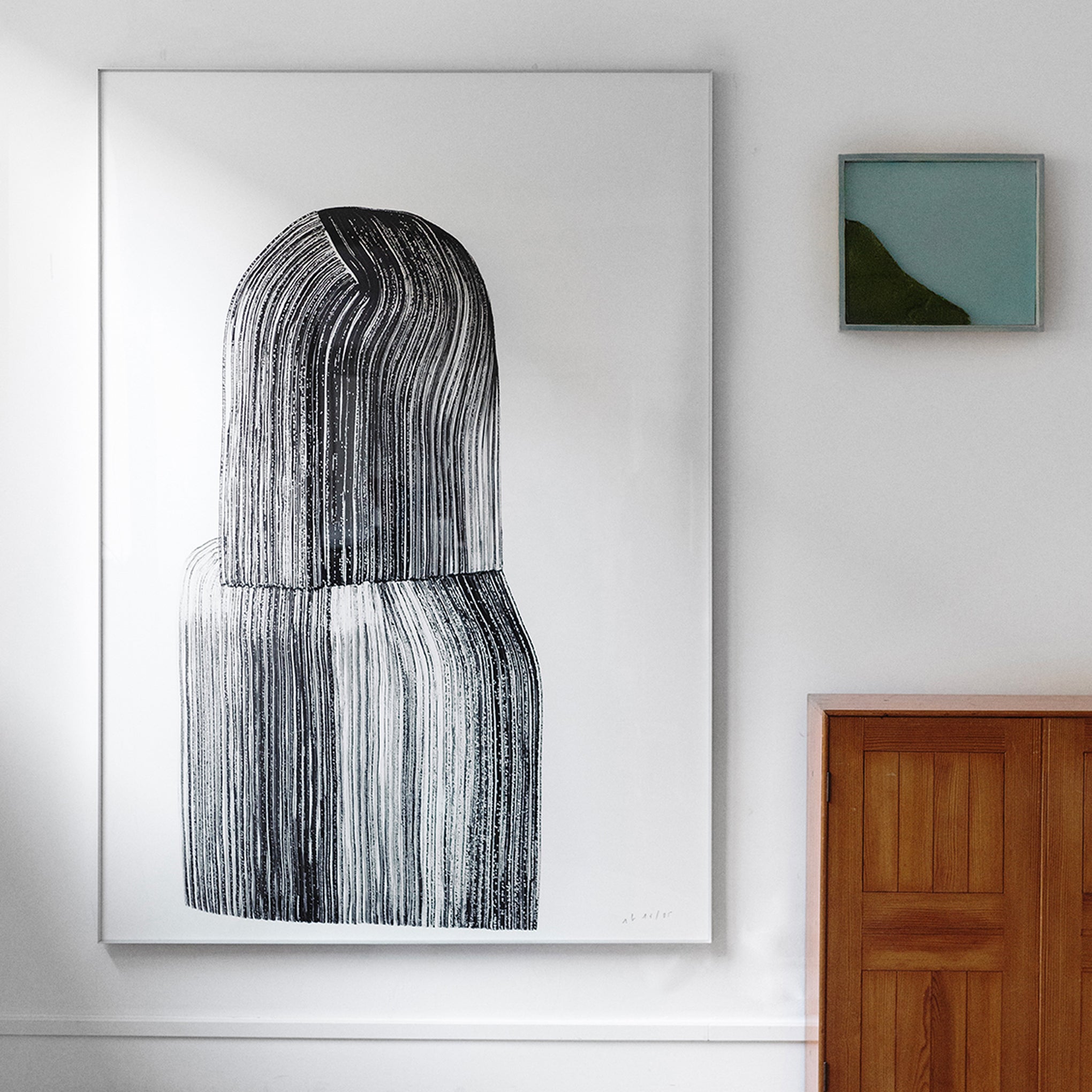 Ronan Bouroullec Black Ink 3 Limited Edition Framed Poster - Image 2